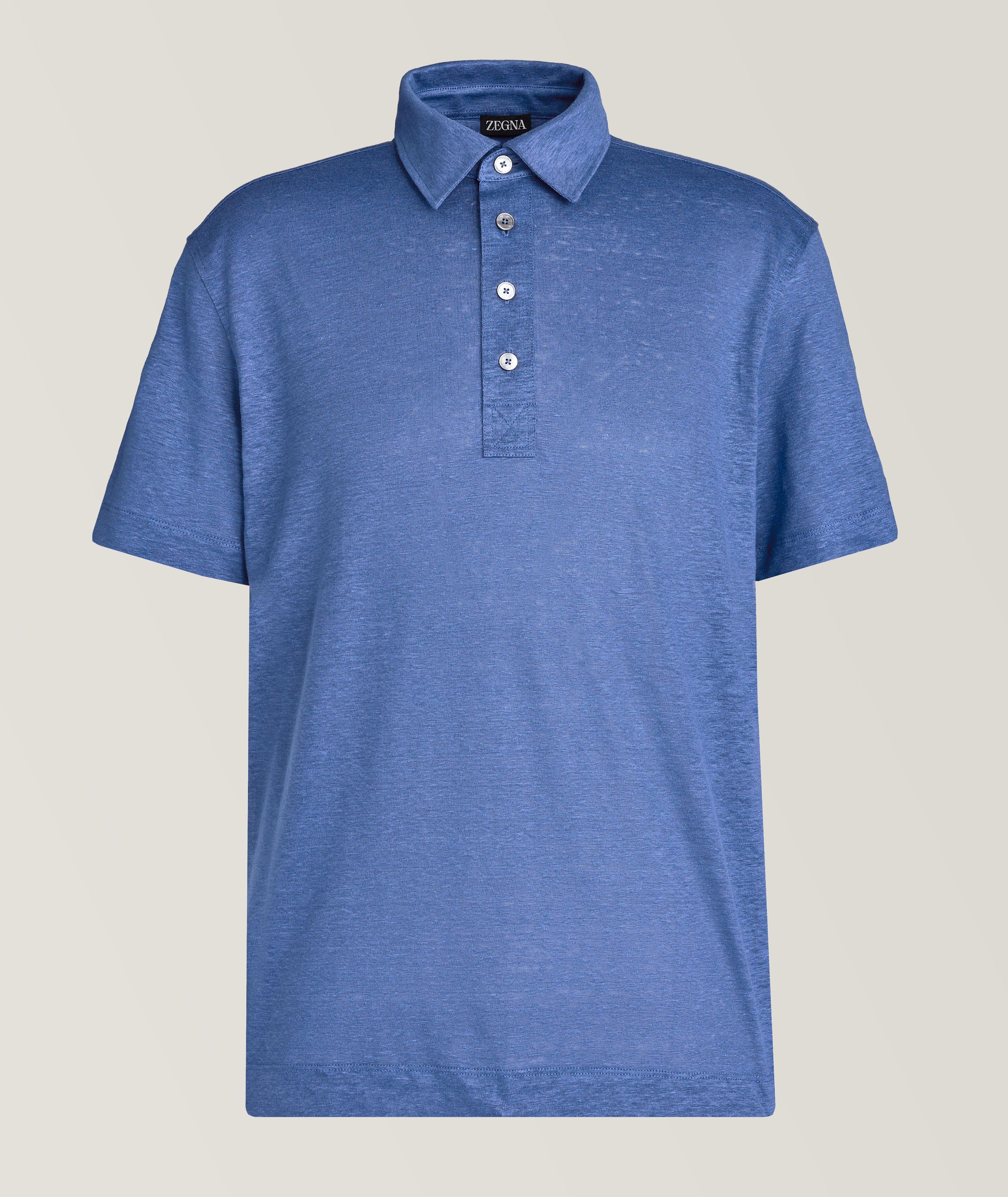 Solid Linen Polo image 0
