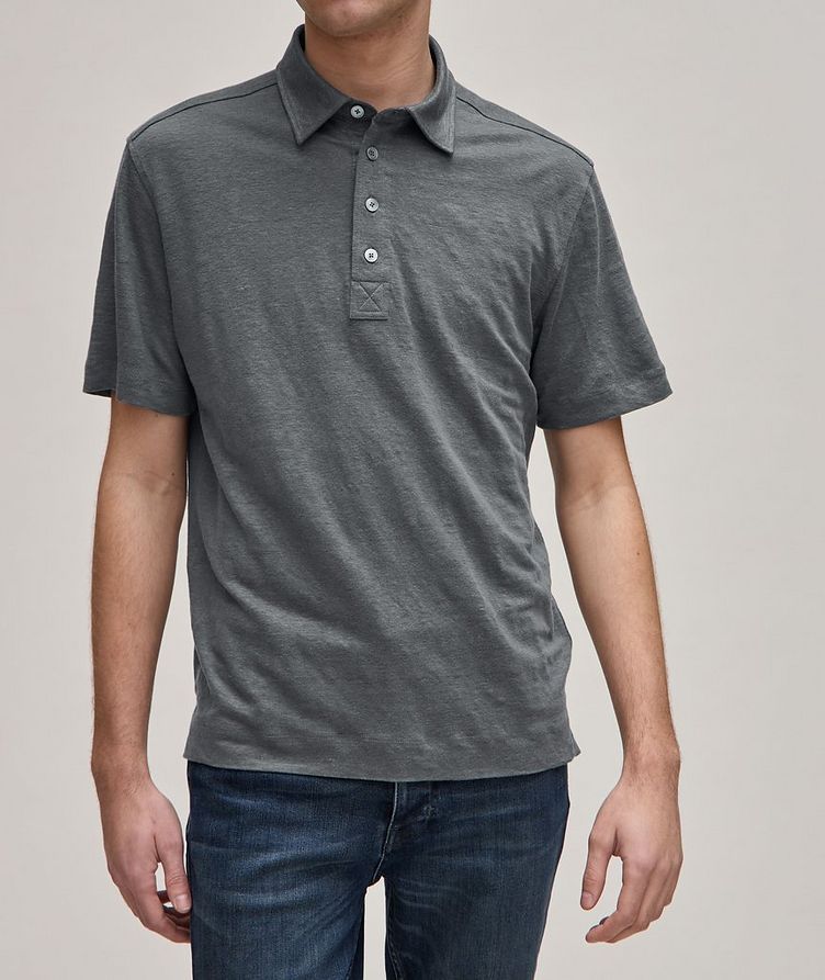 Solid Linen Polo image 1