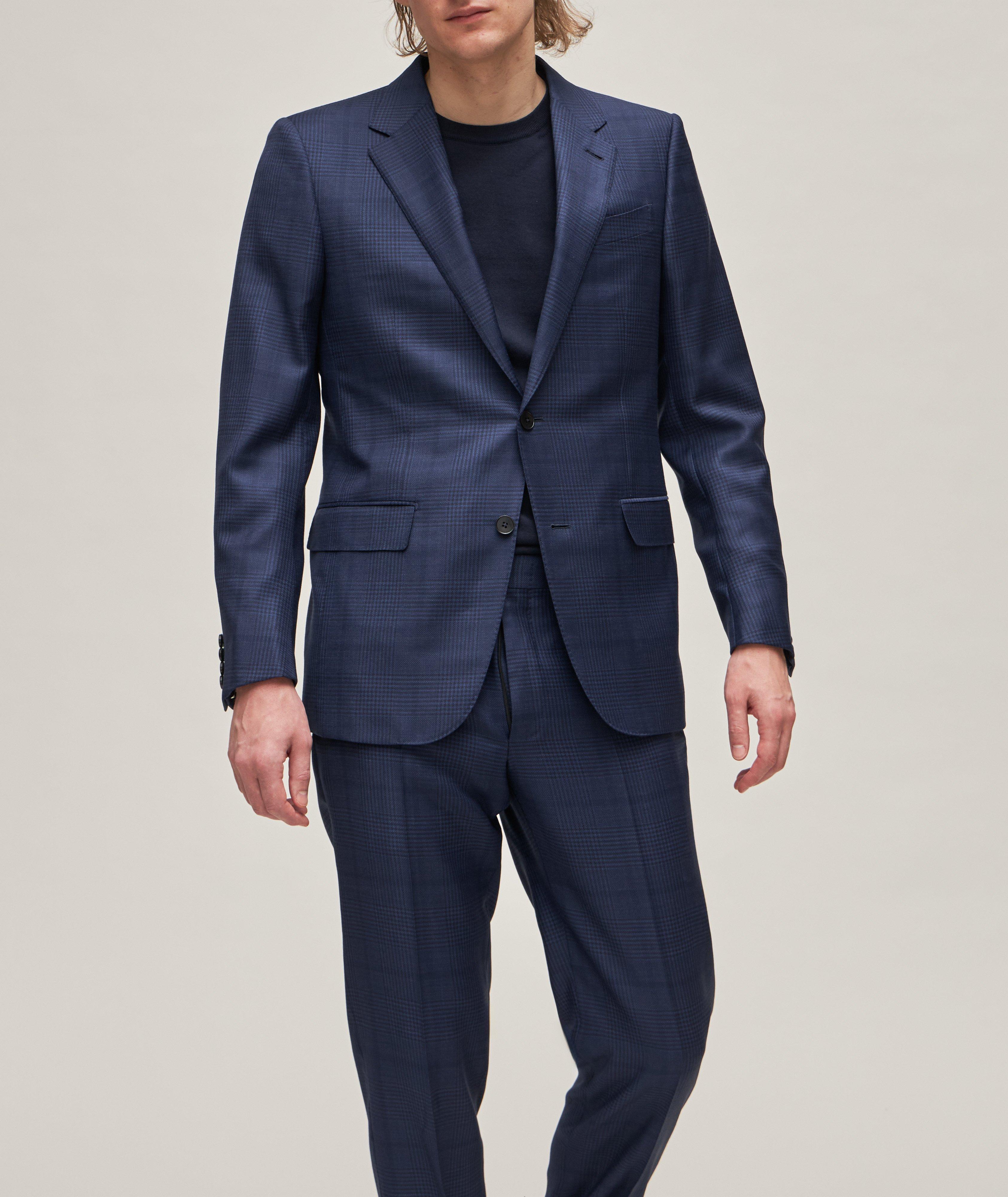 Sartorial AchillFarm Glen Check Wool-Silk Suit