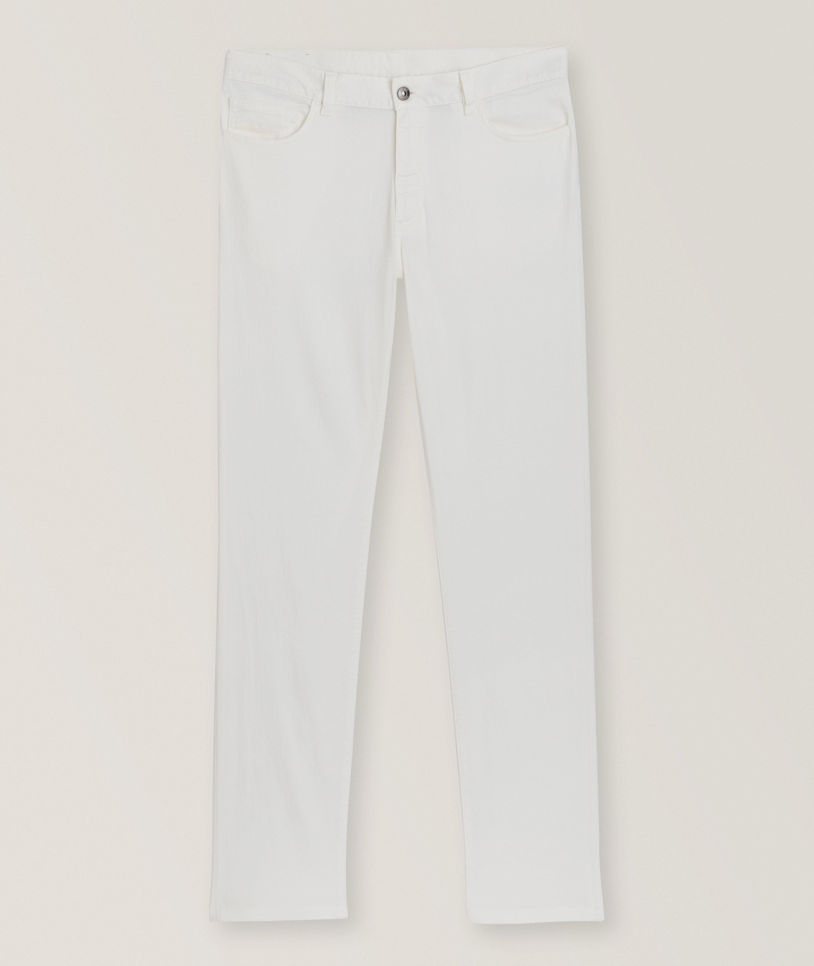 Stretch-Linen & Cotton Roccia Jeans image 0