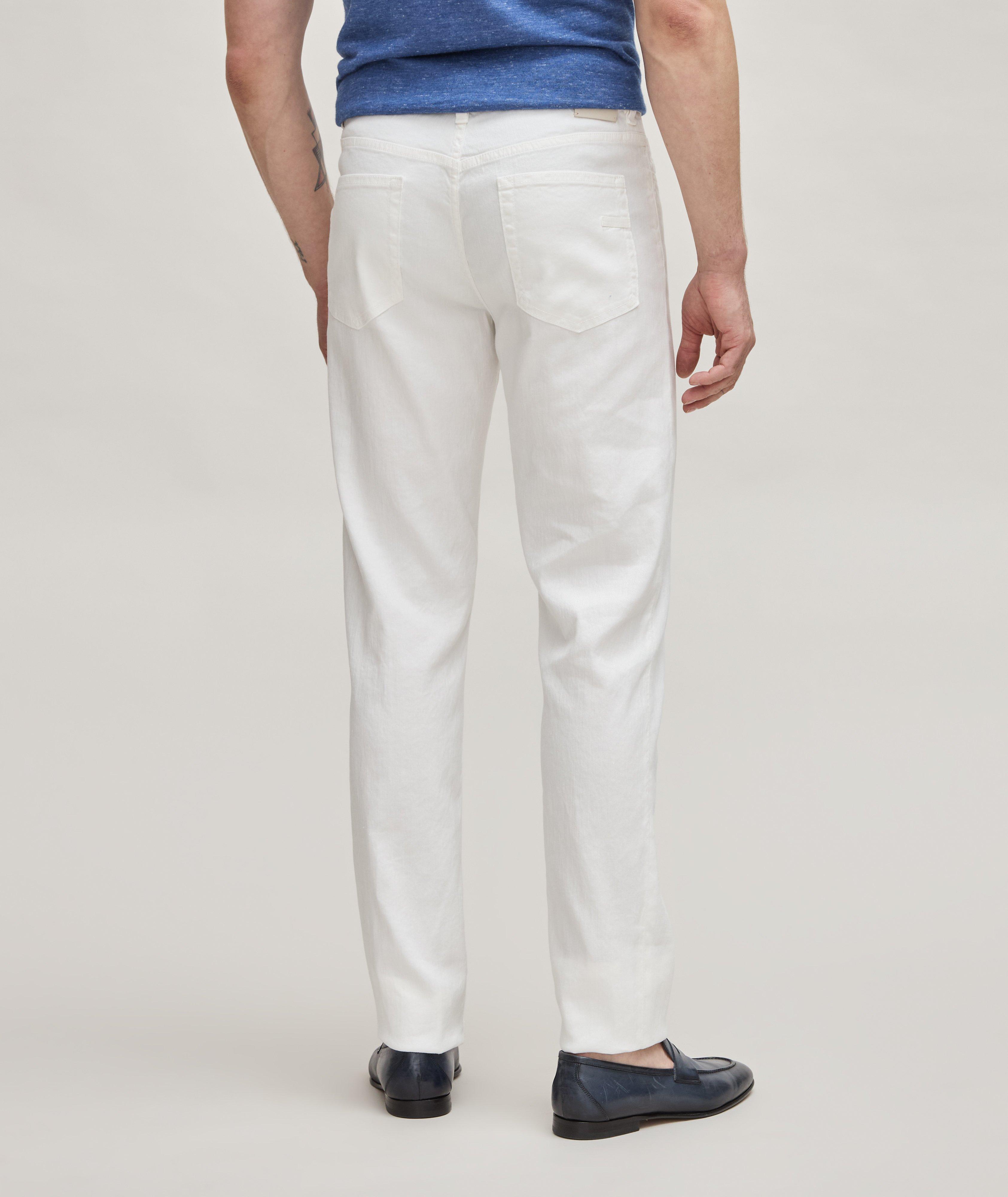 Stretch-Linen & Cotton Roccia Jeans image 2