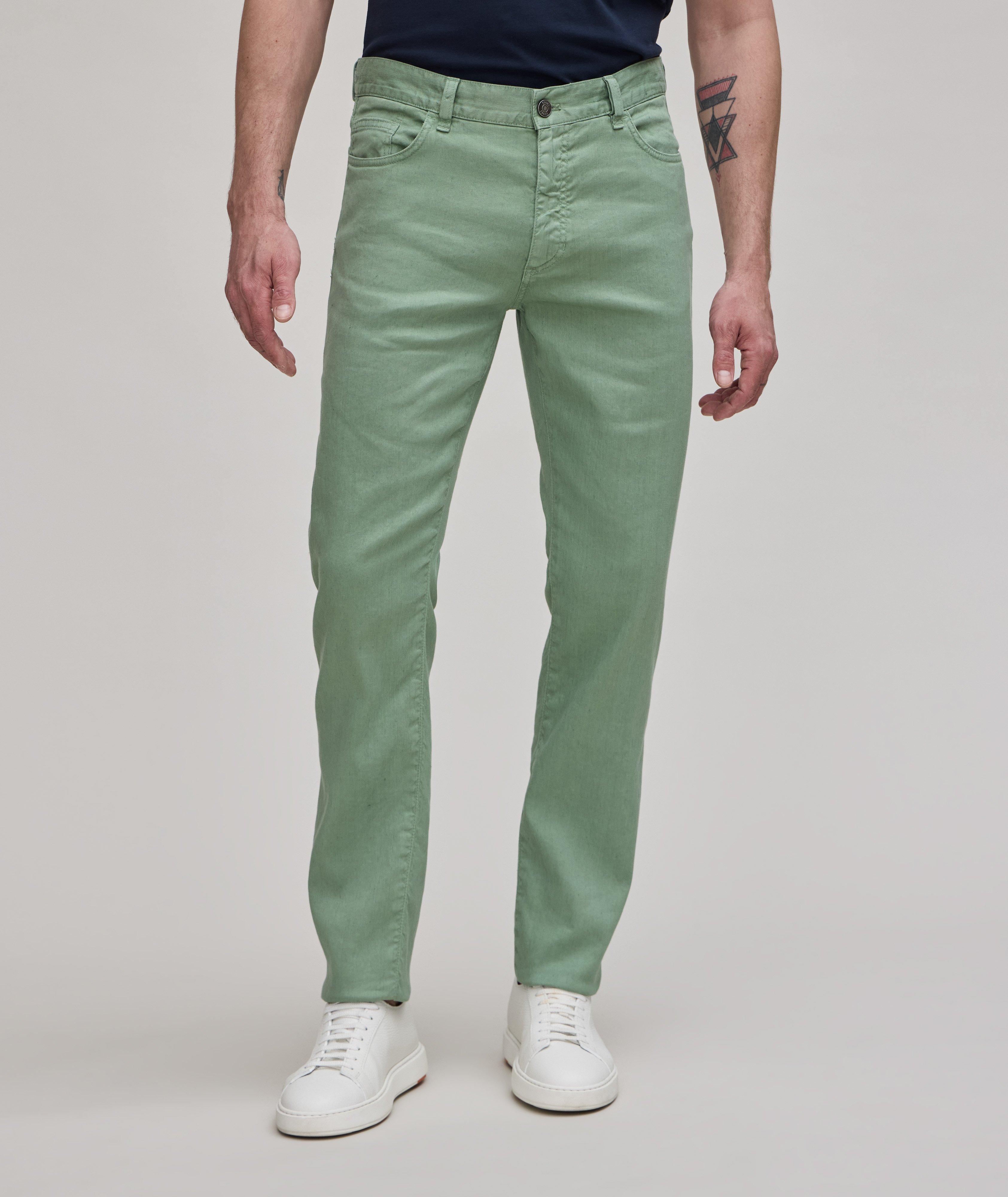 Pantalon Roccia en lin et en coton image 1