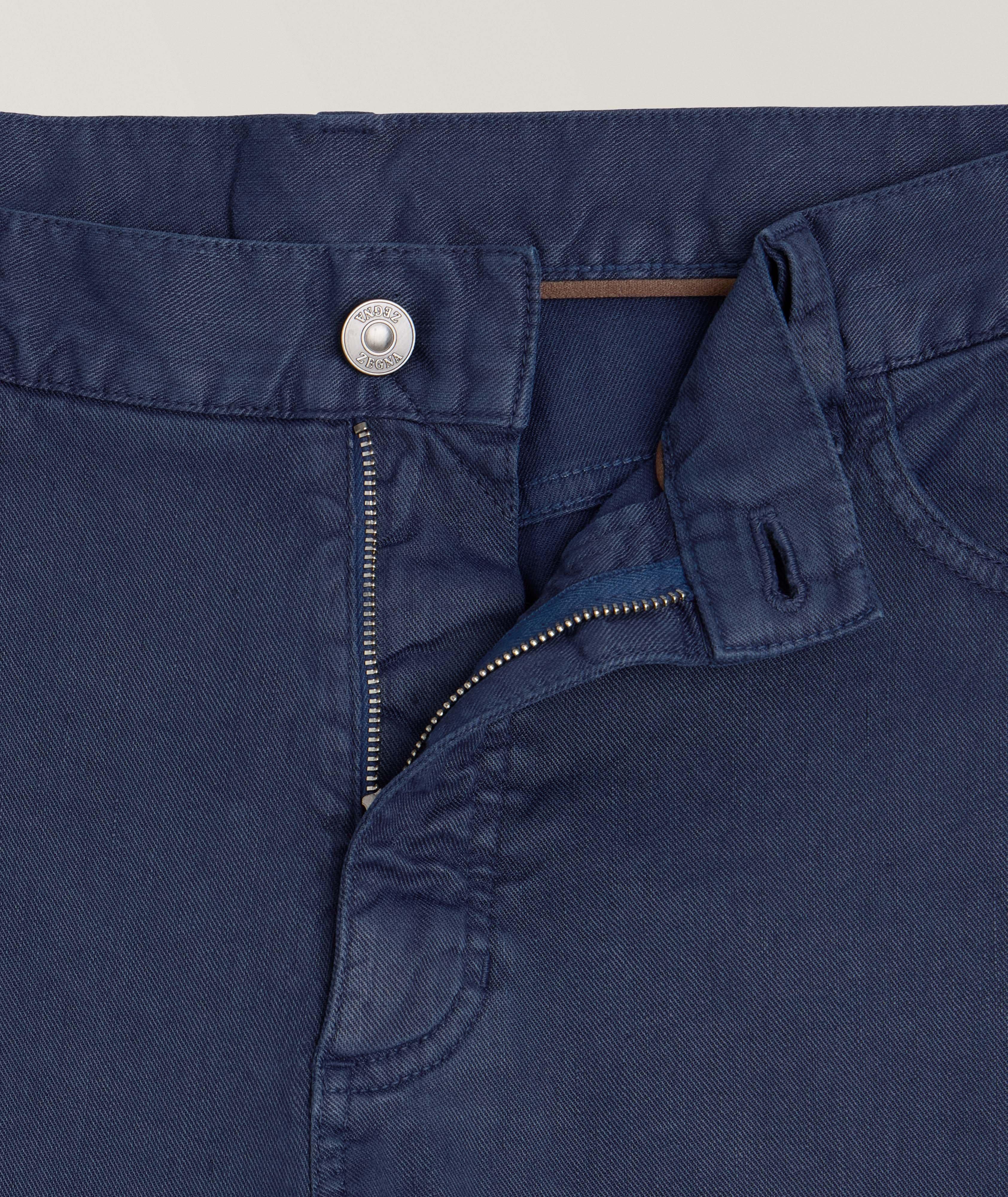 Stretch-Linen & Cotton Roccia Jeans image 3