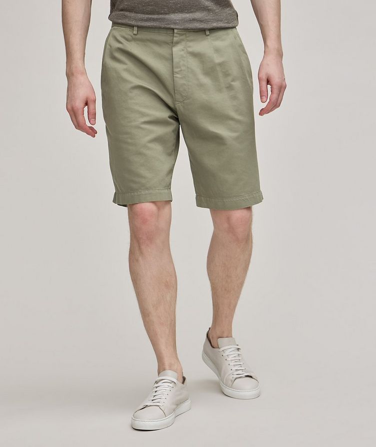 Cotton-Linen Summer Chino Shorts image 1