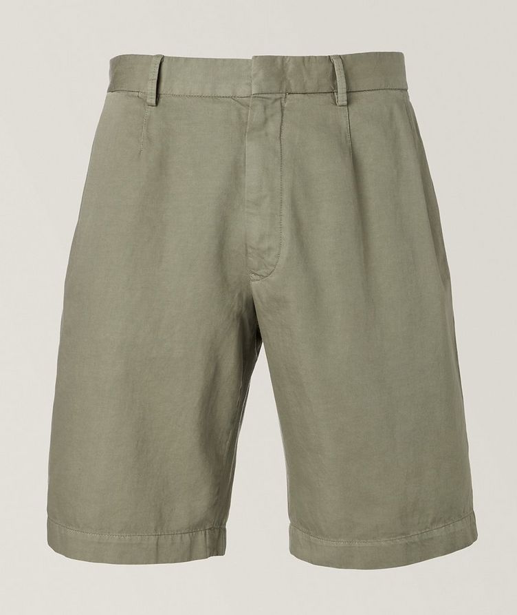 Cotton-Linen Summer Chino Shorts image 0