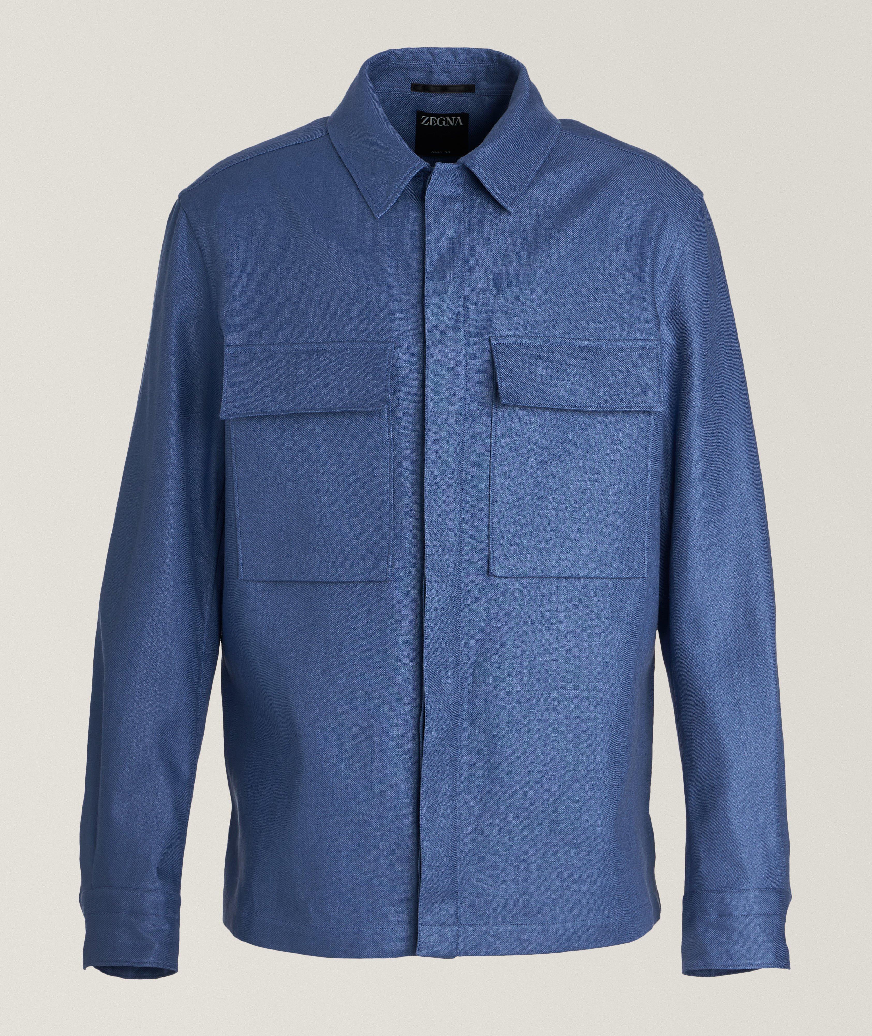 Oasi Lino Collection Linen Overshirt