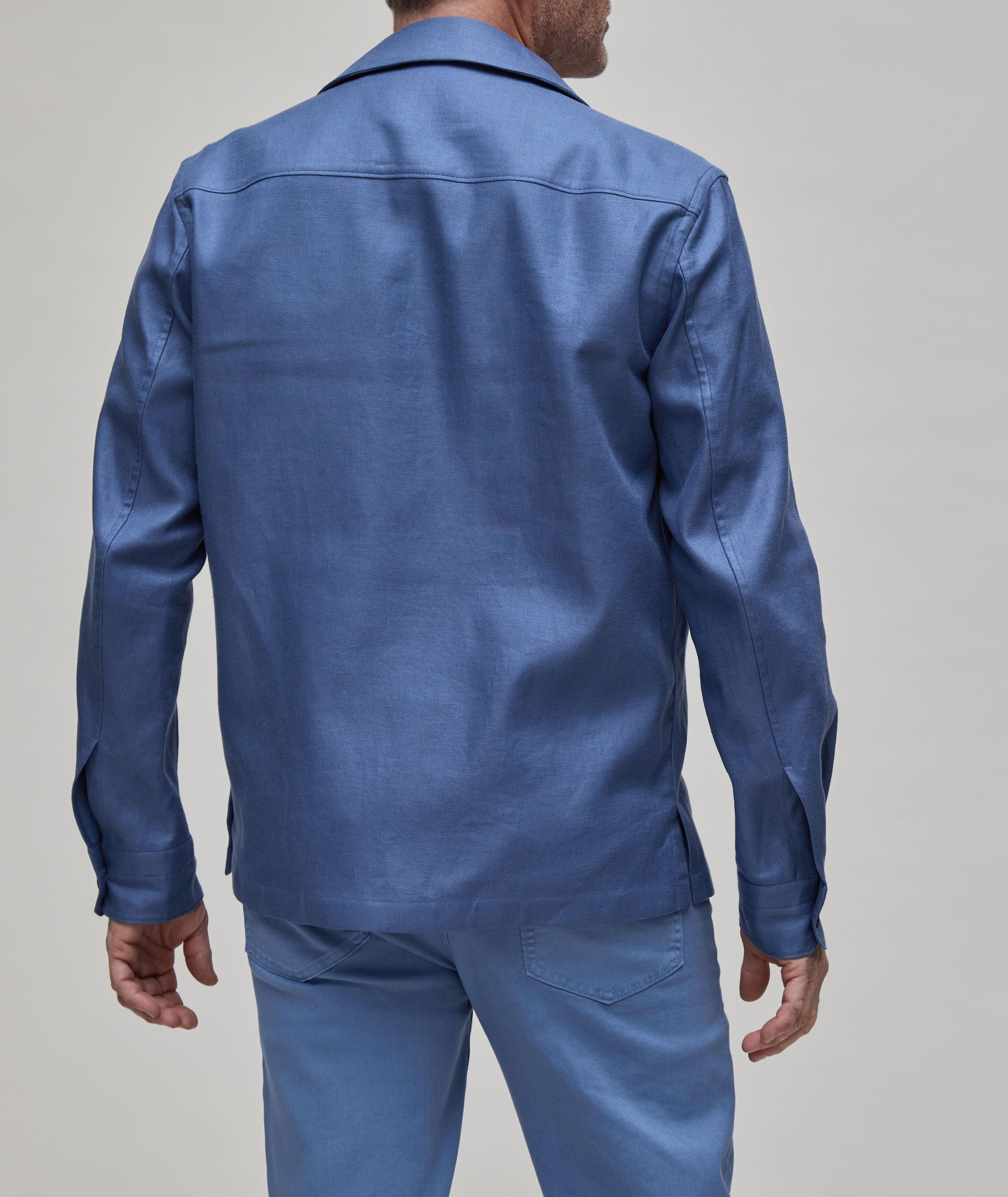 Oasi Lino Collection Linen Overshirt  image 2