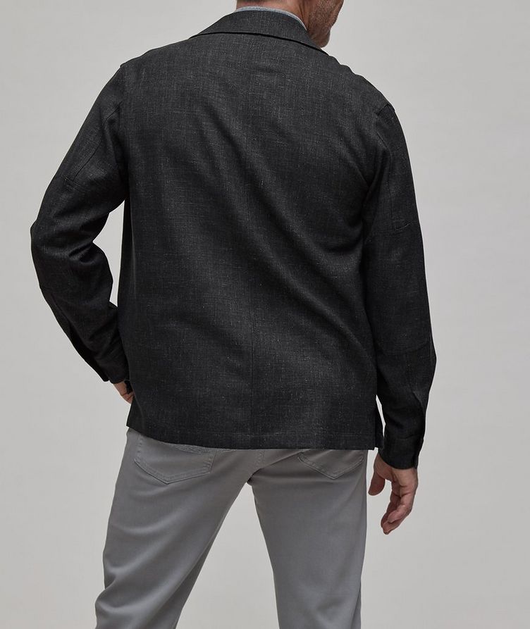 Oasi Cashmere-Linen Overshirt image 2
