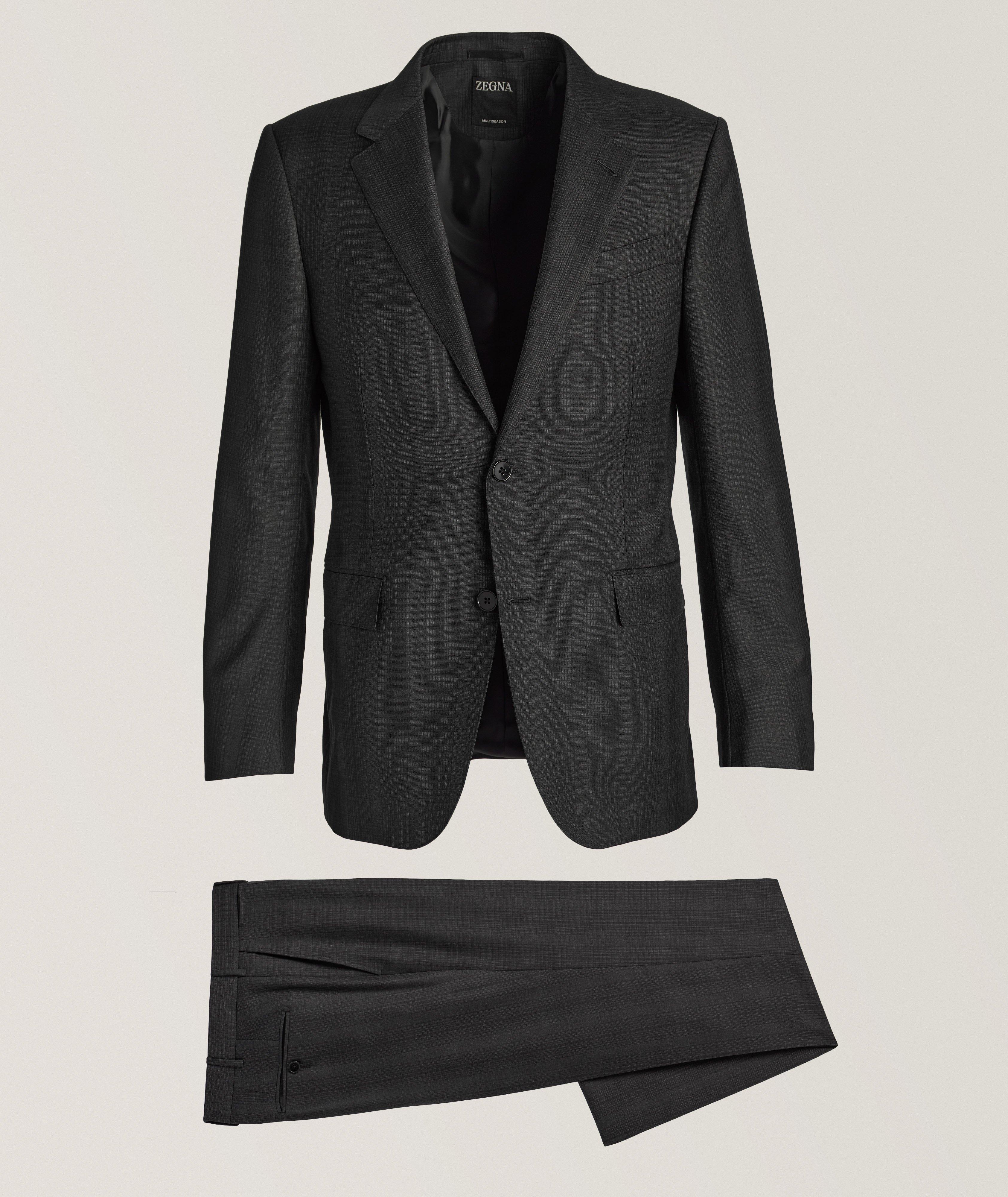 Sartorial Multiseason Tonal Plaid Wool Milano Suit image 0