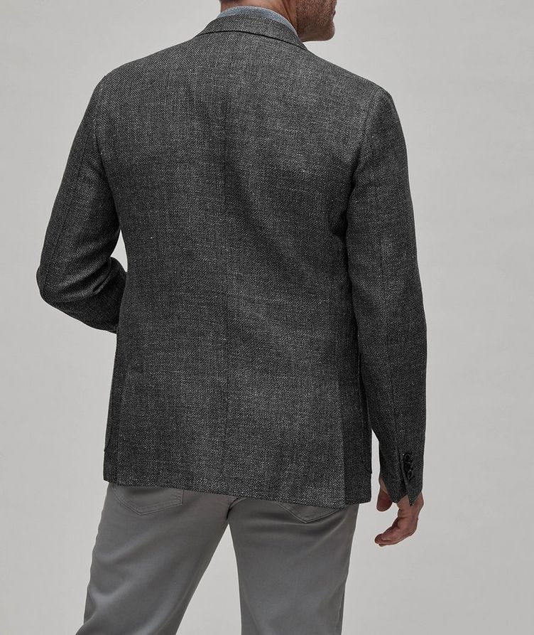 Textured Wool-Linen Sport Jacket image 2