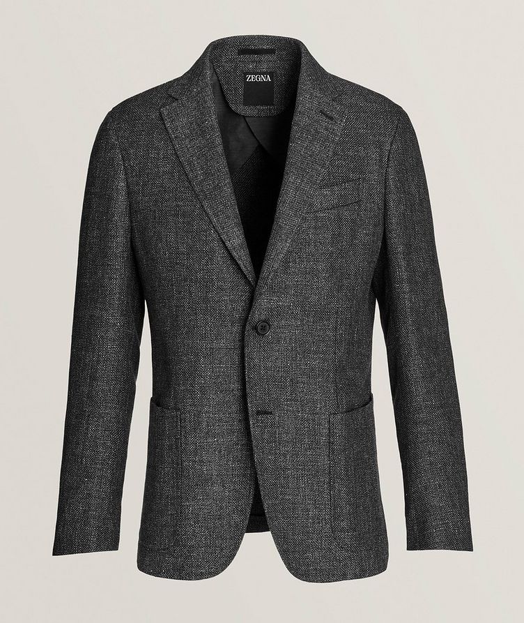 Textured Wool-Linen Sport Jacket image 0