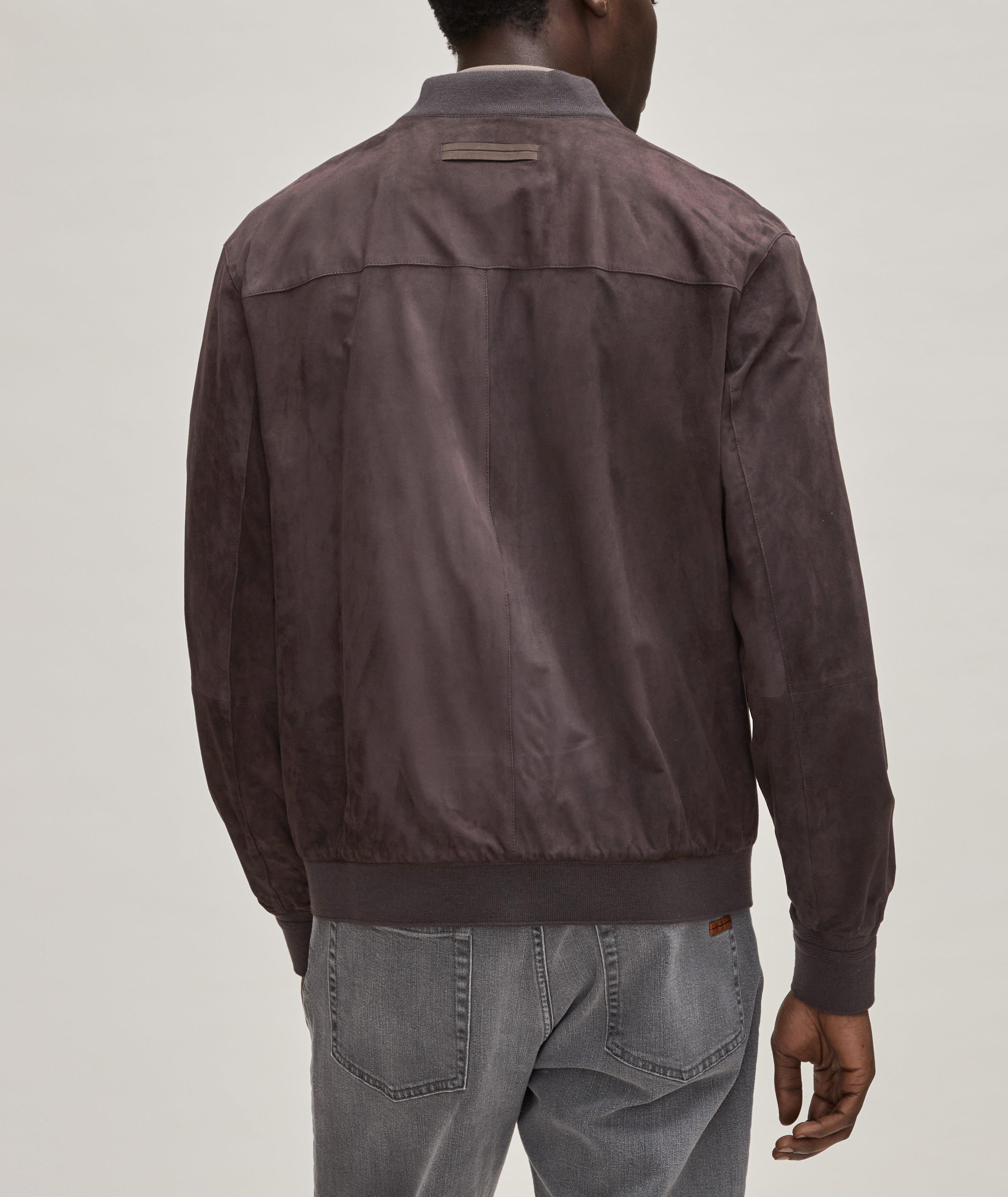 Suede Bomber Jacket image 2