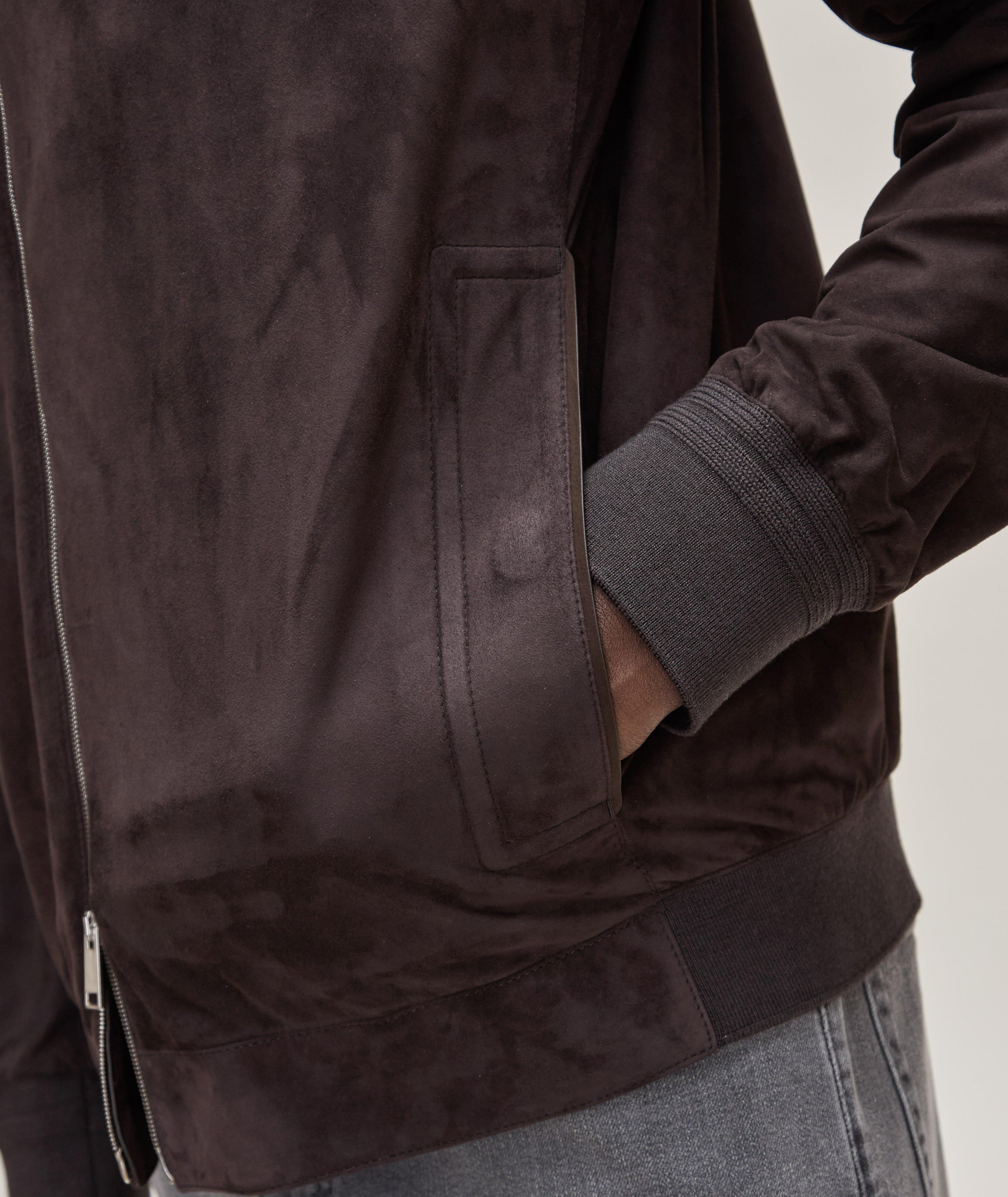 Suede Bomber Jacket image 5