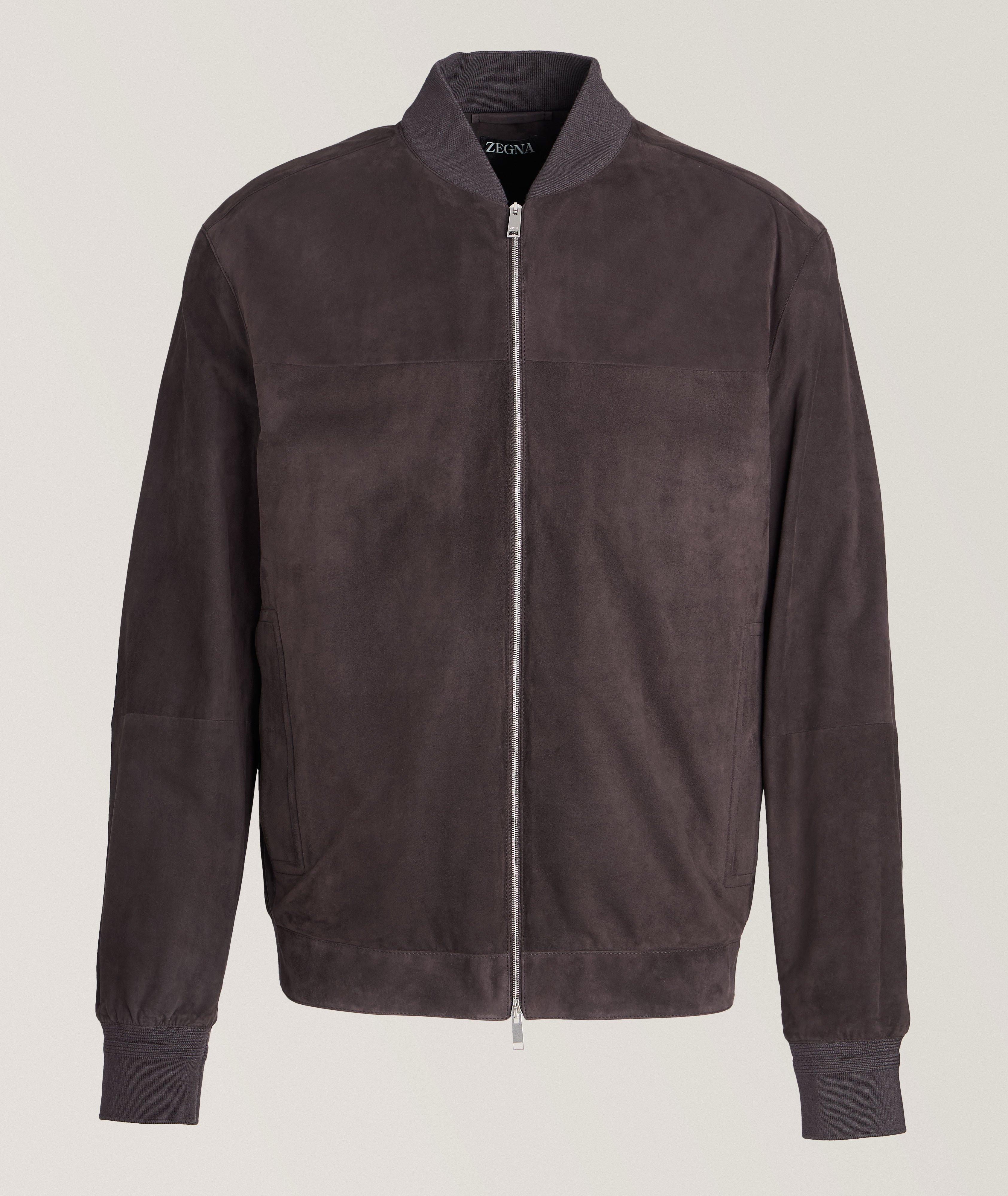 Suede Bomber Jacket image 0