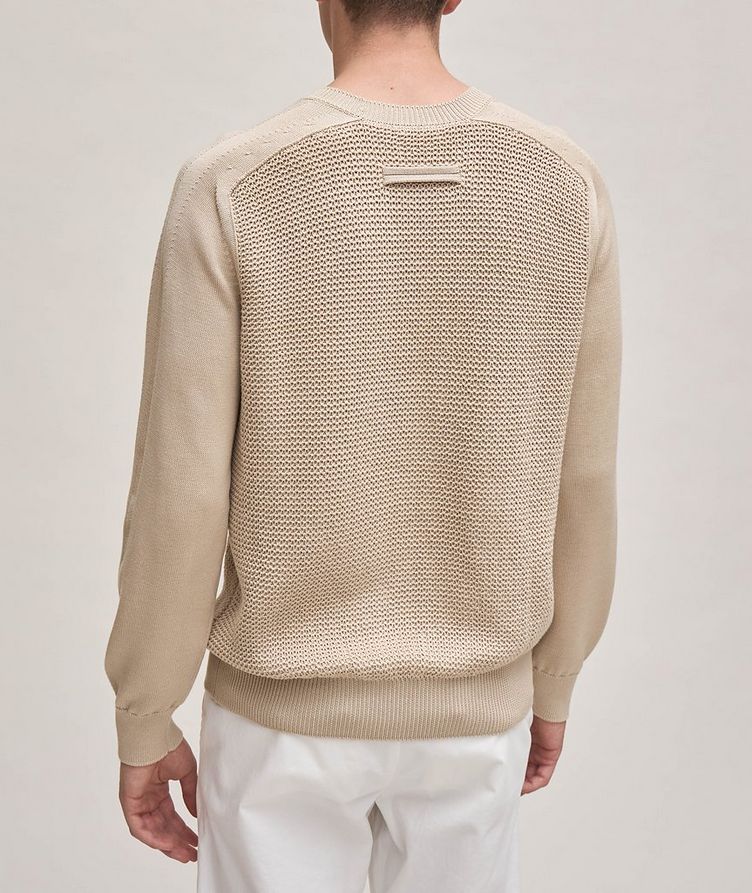 Multi-Stitched Cotton-Silk Sweater  image 2