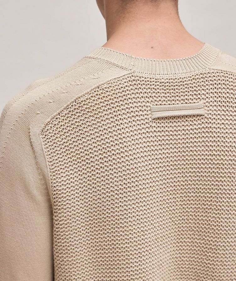 Multi-Stitched Cotton-Silk Sweater  image 4