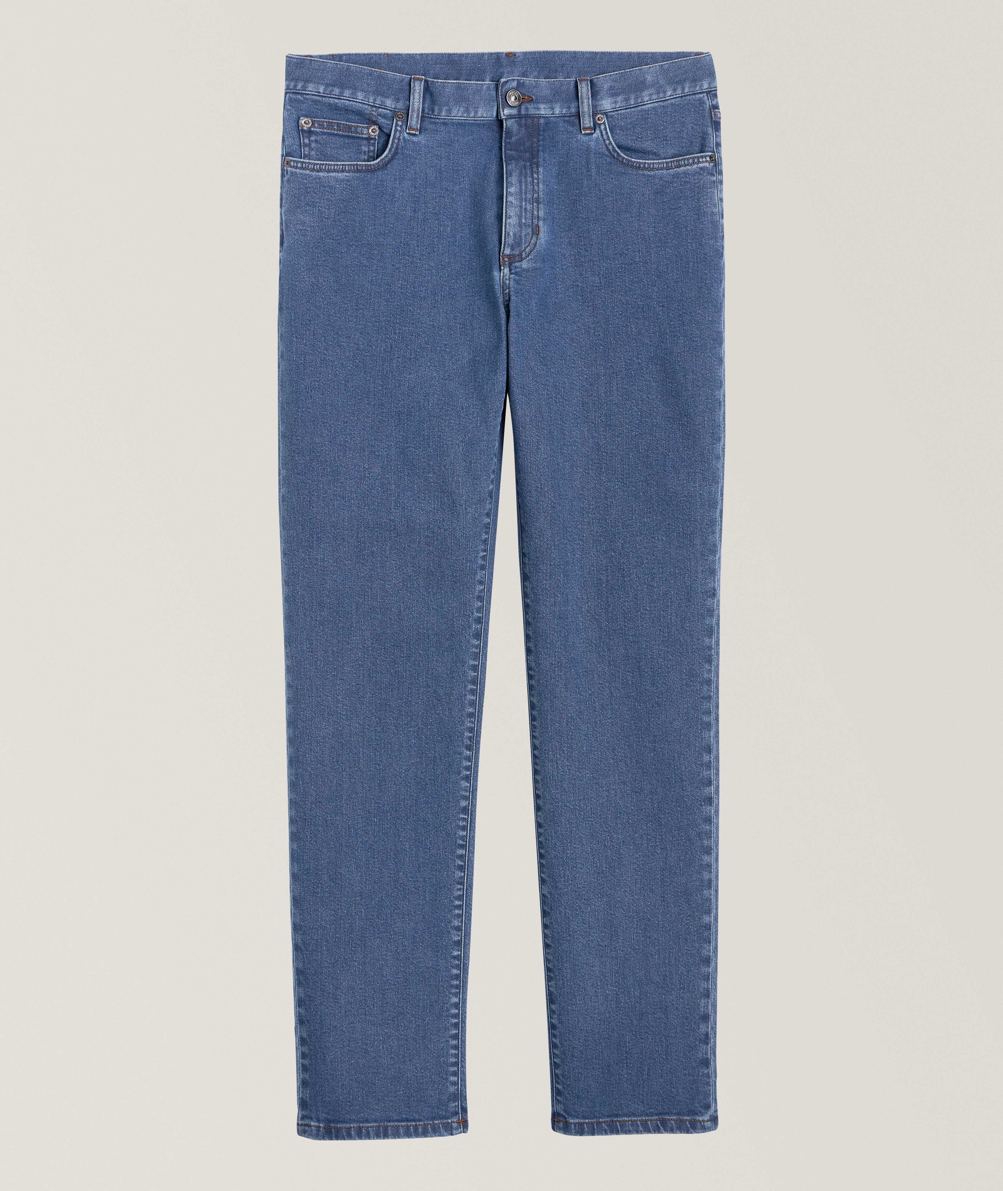 City Stretch-Cotton Denim Jeans
