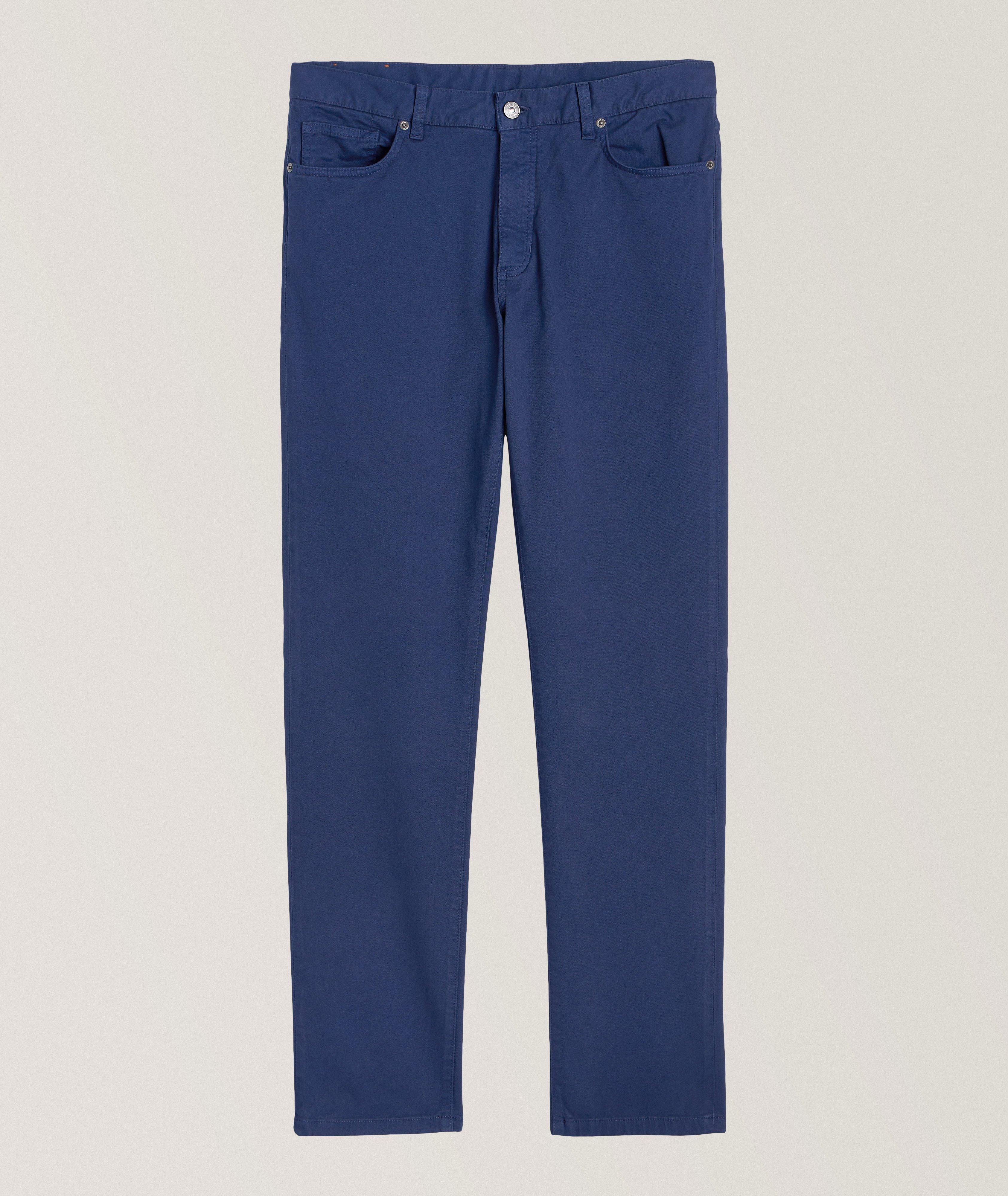 Men's Stretch Jeans Business Casual Slim Fit Denim Pants Black Blue  Trousers 1101 Black Blue 28 at  Men's Clothing store