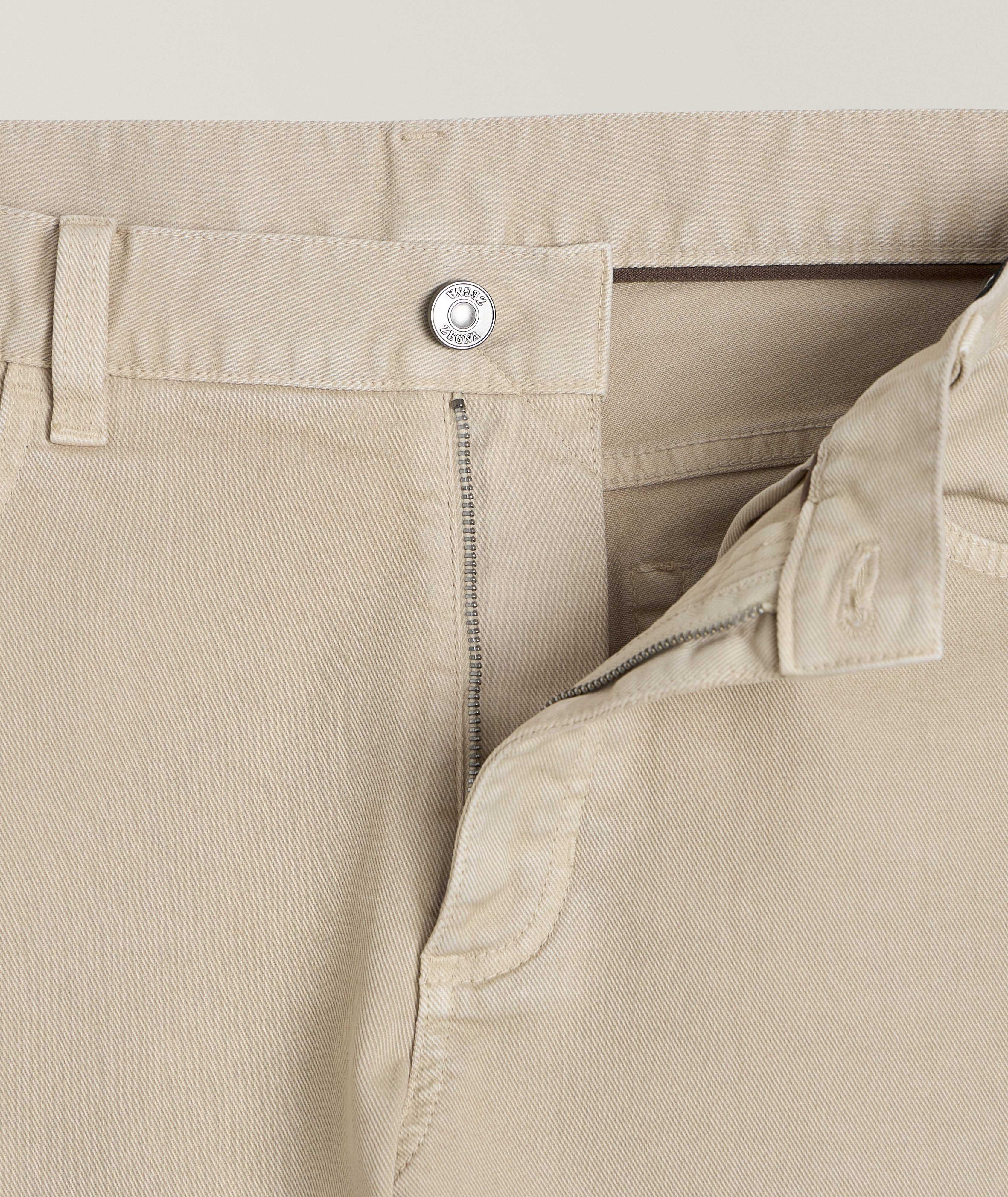 CityX Slim-Fit Stretch-Cotton Pants image 1