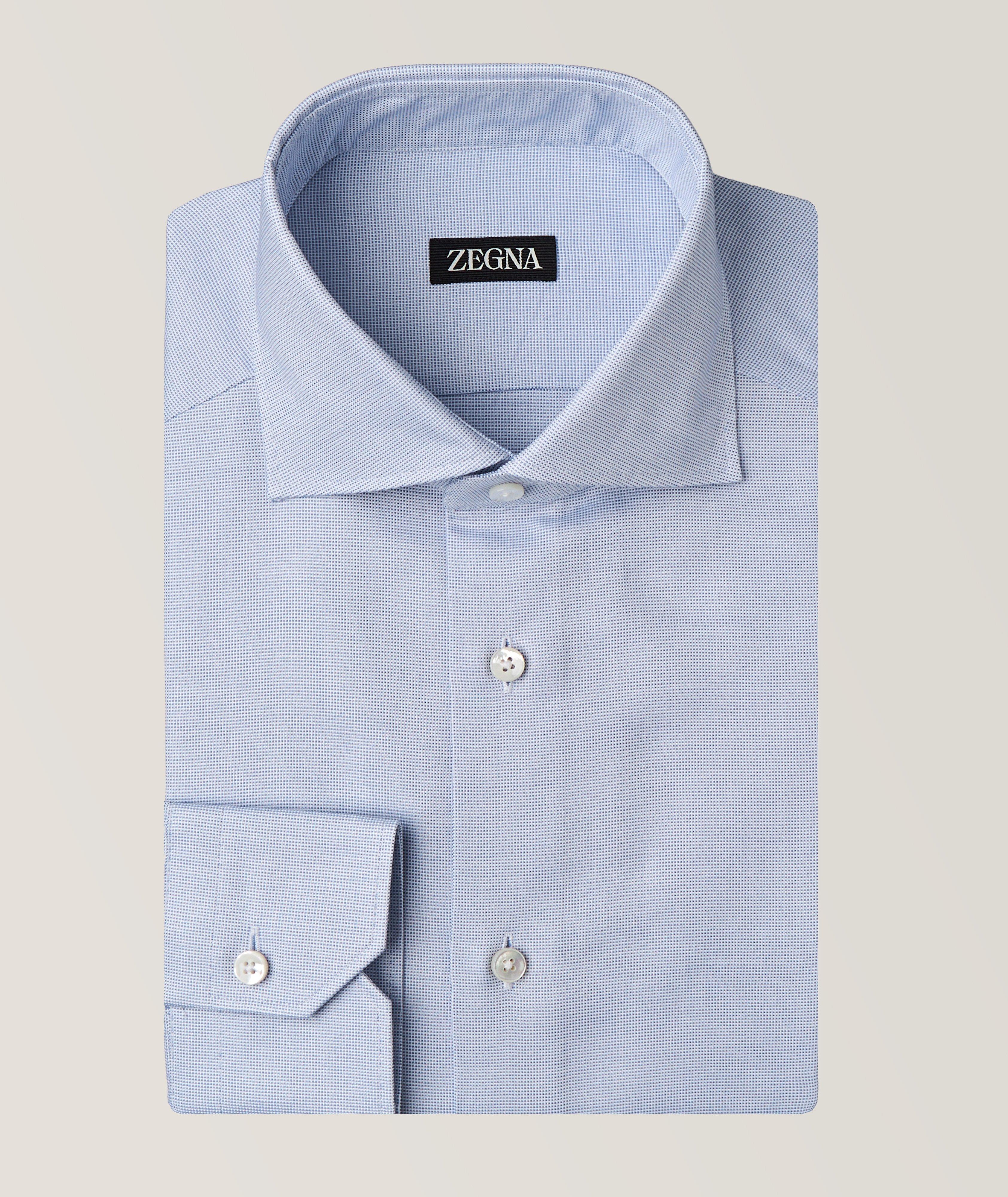 Micro Check Pure Cotton Sport Shirt