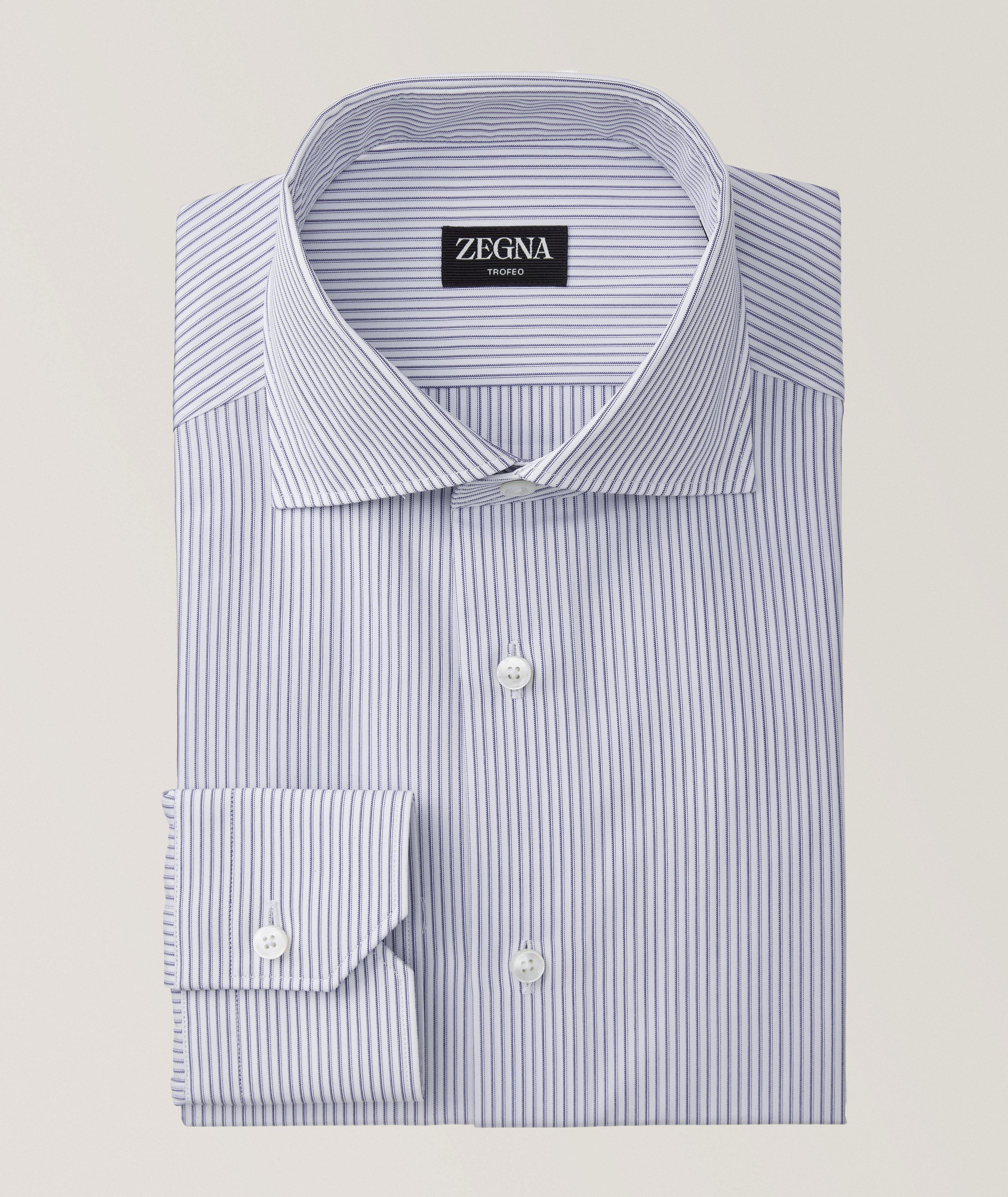 Trofeo Comfort Finely Striped Dress Shirt image 0