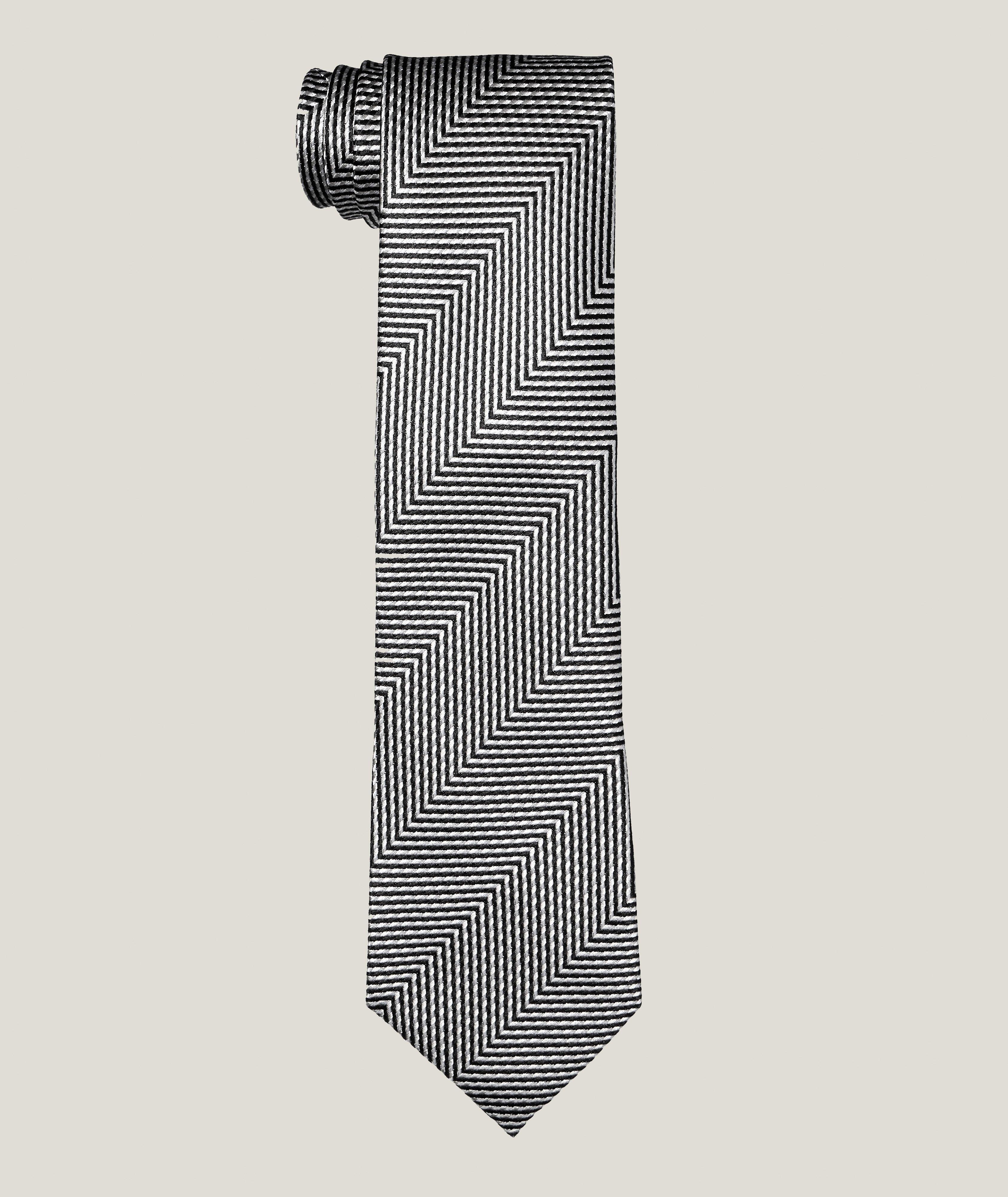 Herringbone Silk Tie  image 0