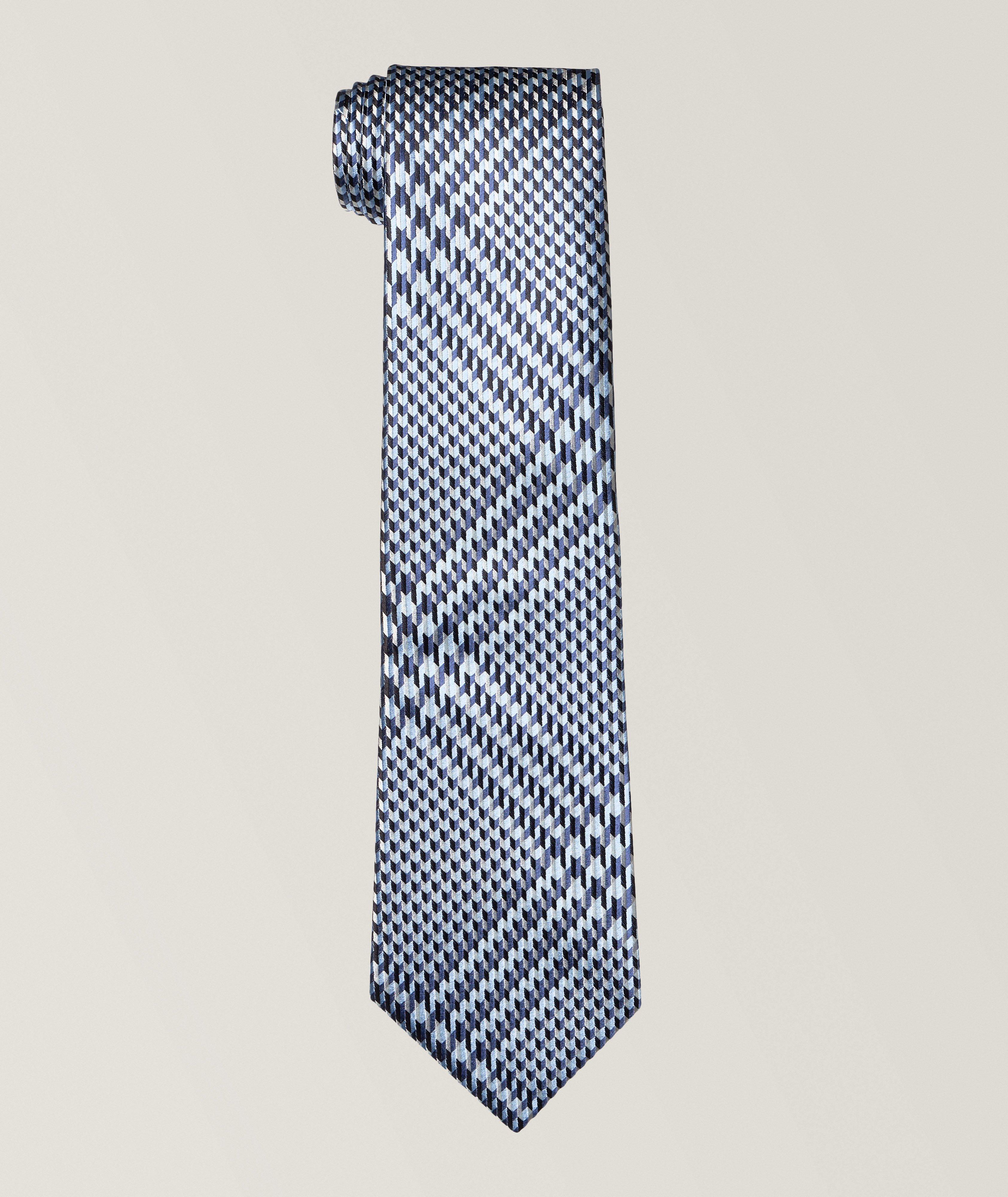 Herringbone Silk Tie image 0