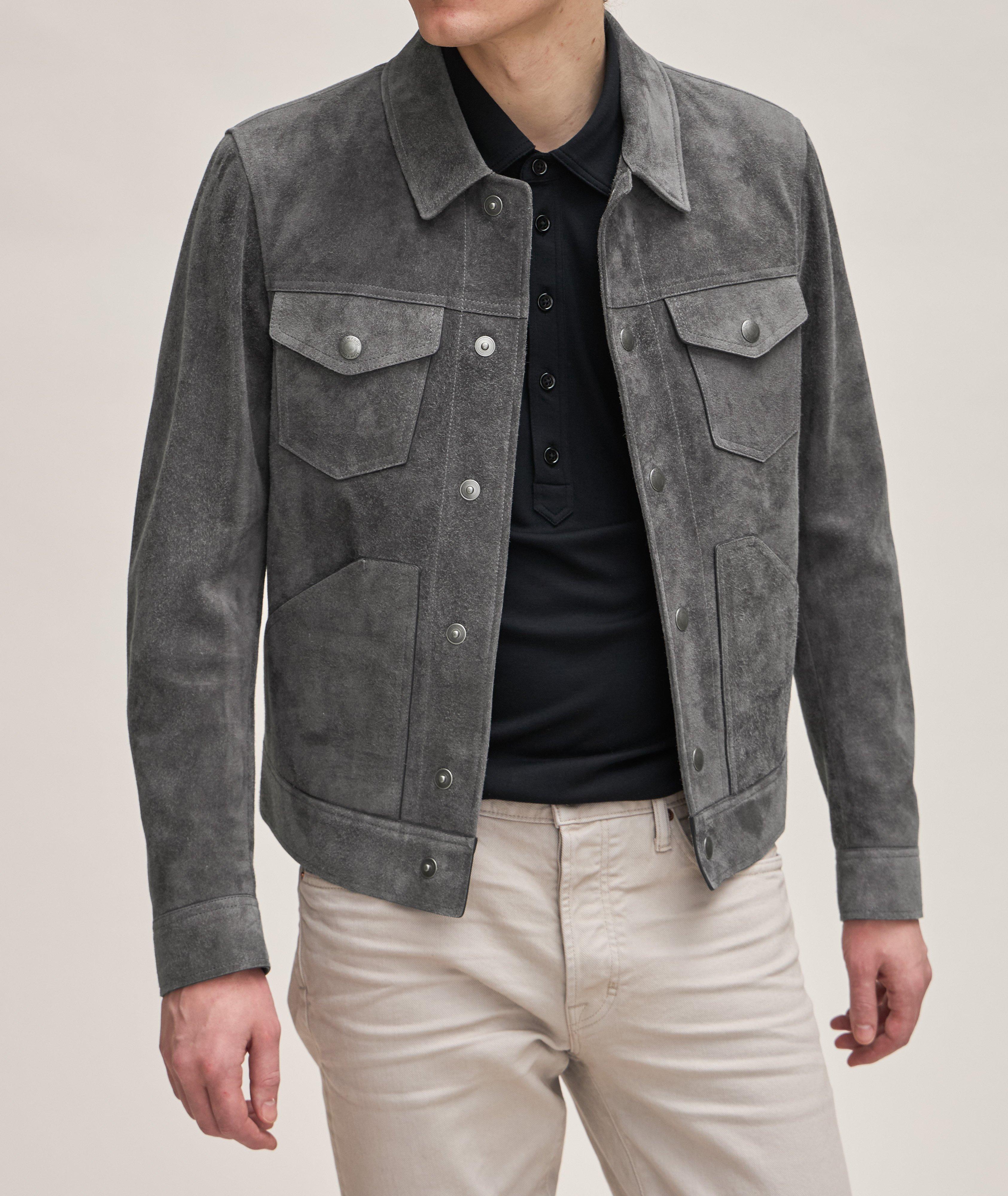 Brushed Suede Western Blouson image 1
