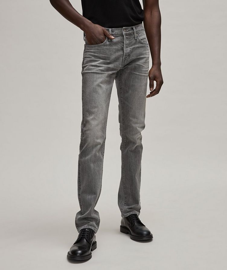 Slim Fit Stretch-Cotton Jeans image 2