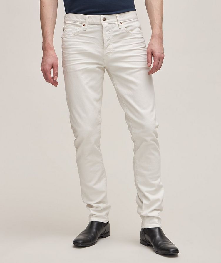 Slim Fit Twill Cotton Jeans image 2