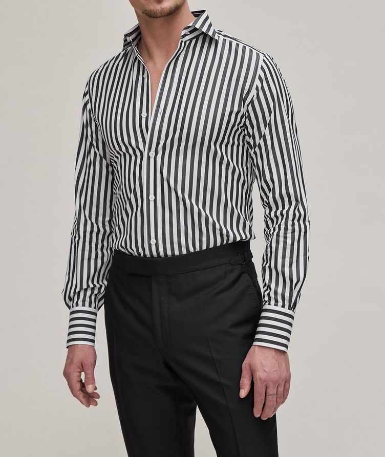 Slim-Fit Bengal Striped Dress Shirt  image 1