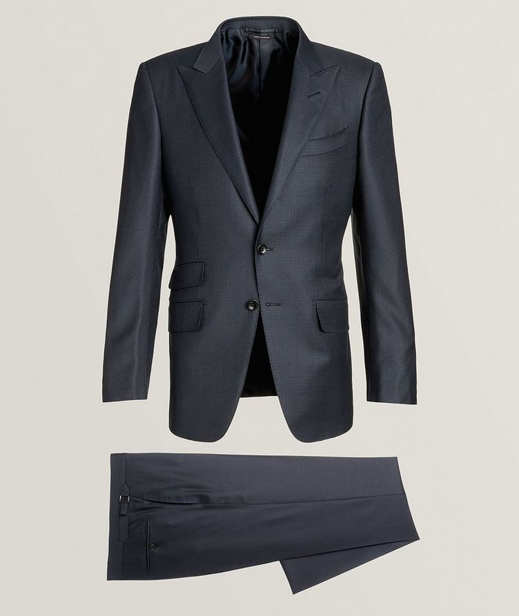 O'Connor Micropatterned Wool Suit image 0