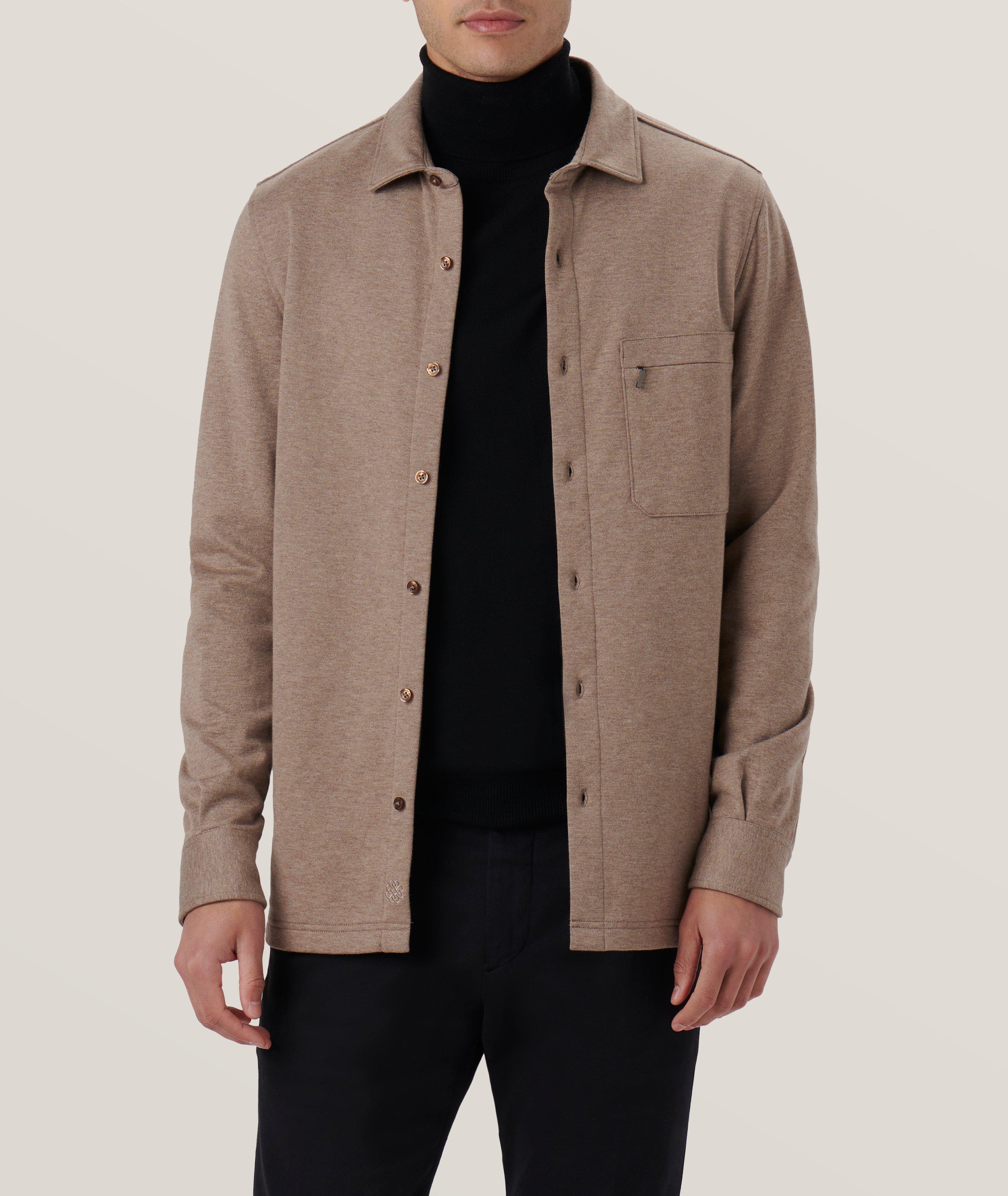 Knit Cotton-Blend Overshirt image 2