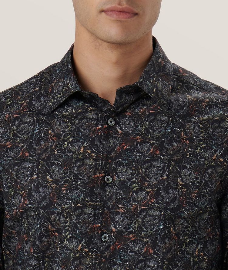 Julian Abstract Cotton-Blend Sport Shirt image 1
