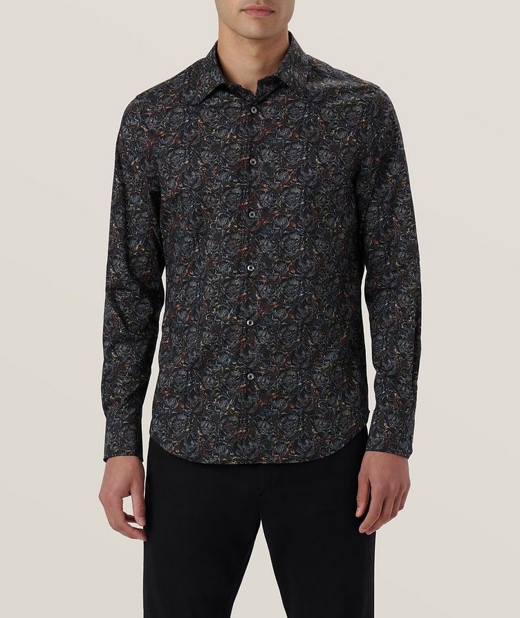 Julian Abstract Cotton-Blend Sport Shirt image 2