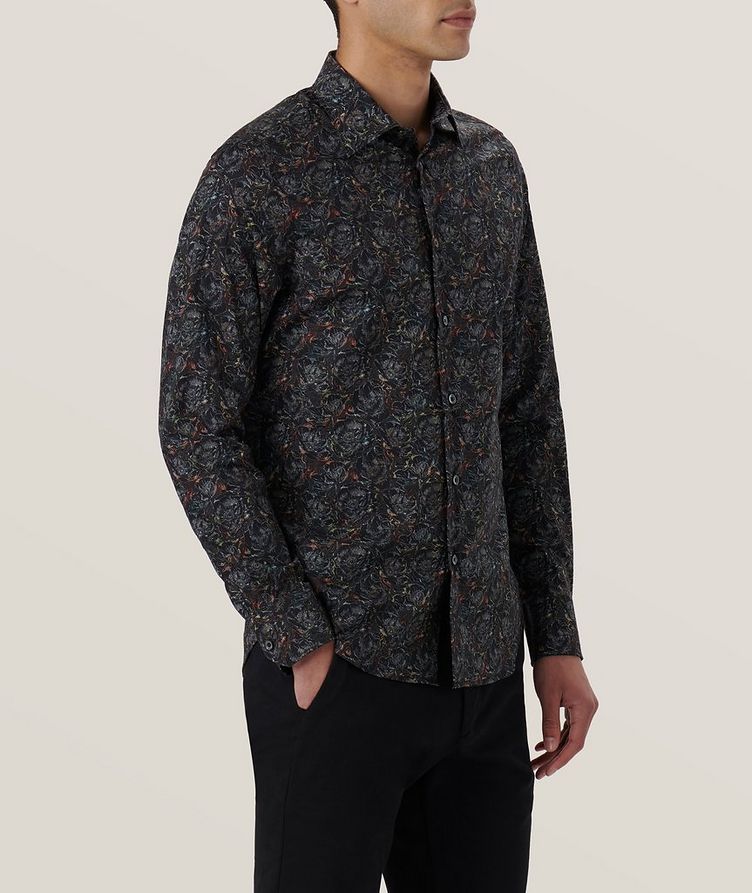 Julian Abstract Cotton-Blend Sport Shirt image 3