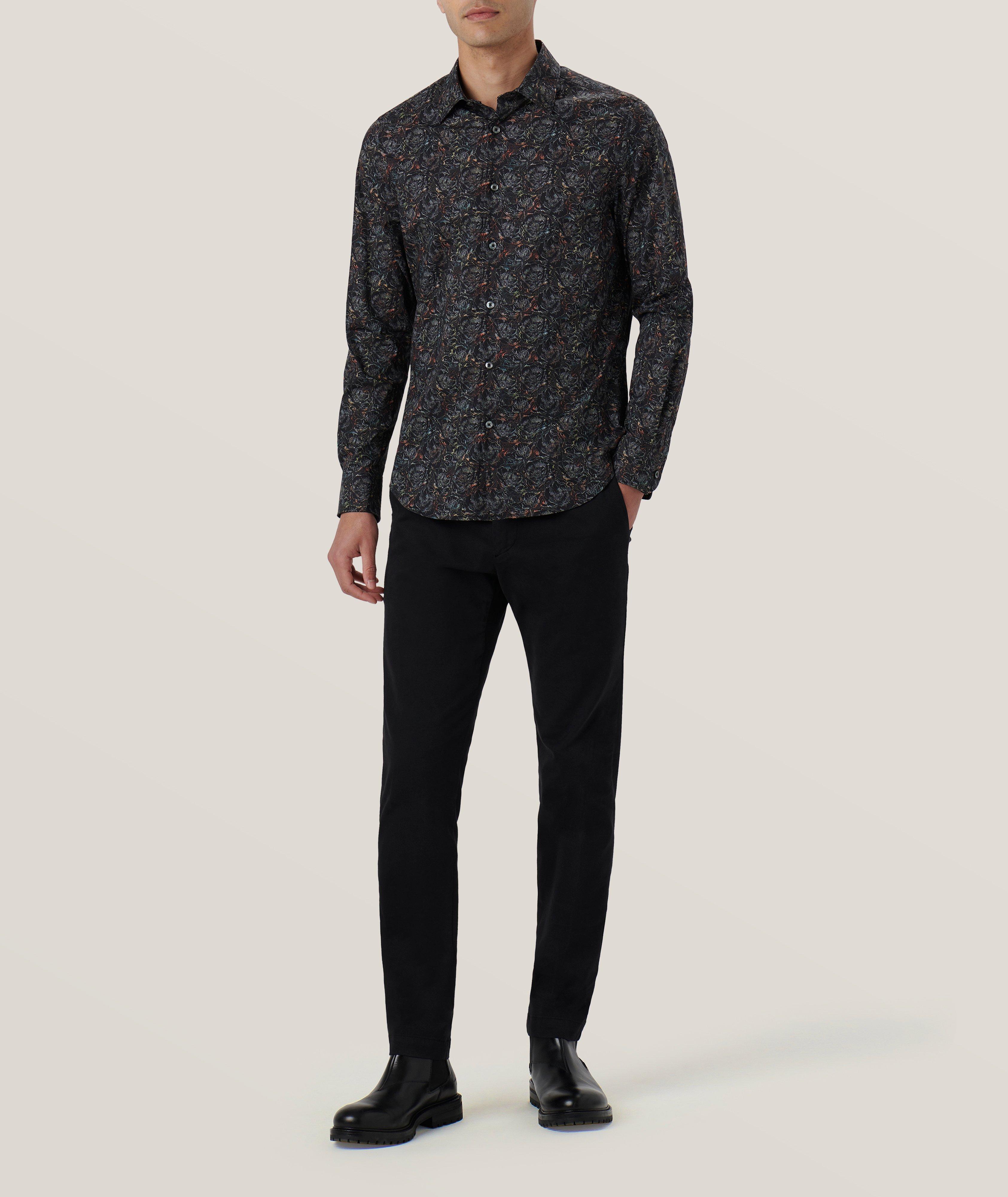 Julian Abstract Cotton-Blend Sport Shirt image 5