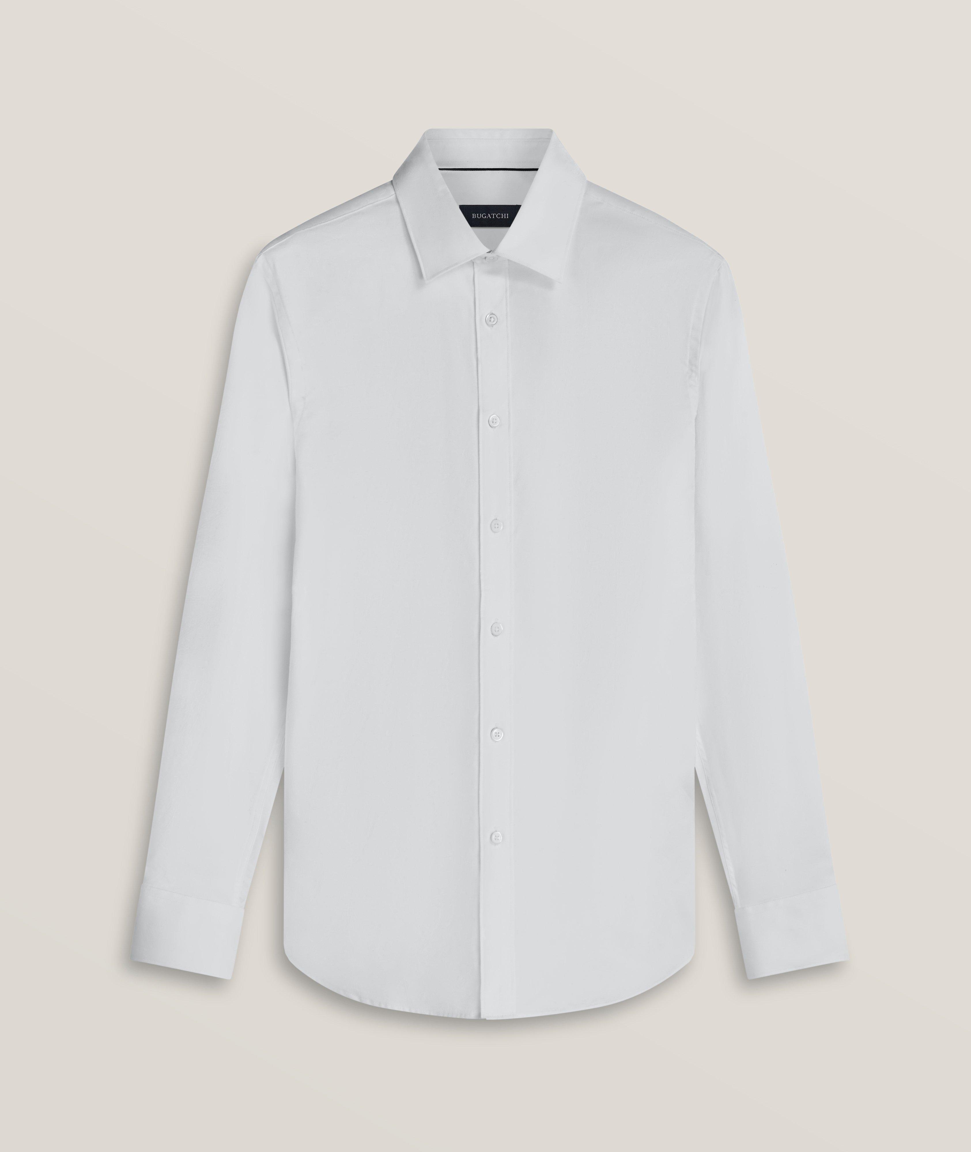 Julian Abstract Jacquard Cotton-Blend Sport Shirt image 0