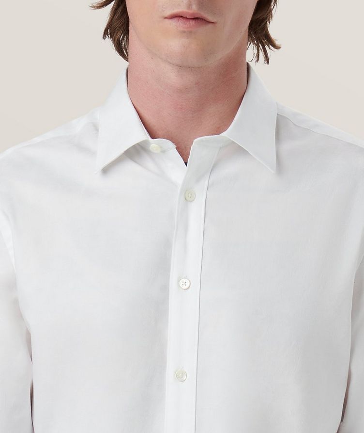 Julian Abstract Jacquard Cotton-Blend Sport Shirt image 1
