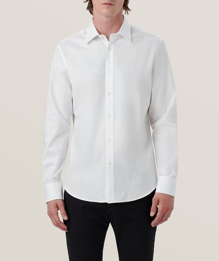 Julian Abstract Jacquard Cotton-Blend Sport Shirt image 2