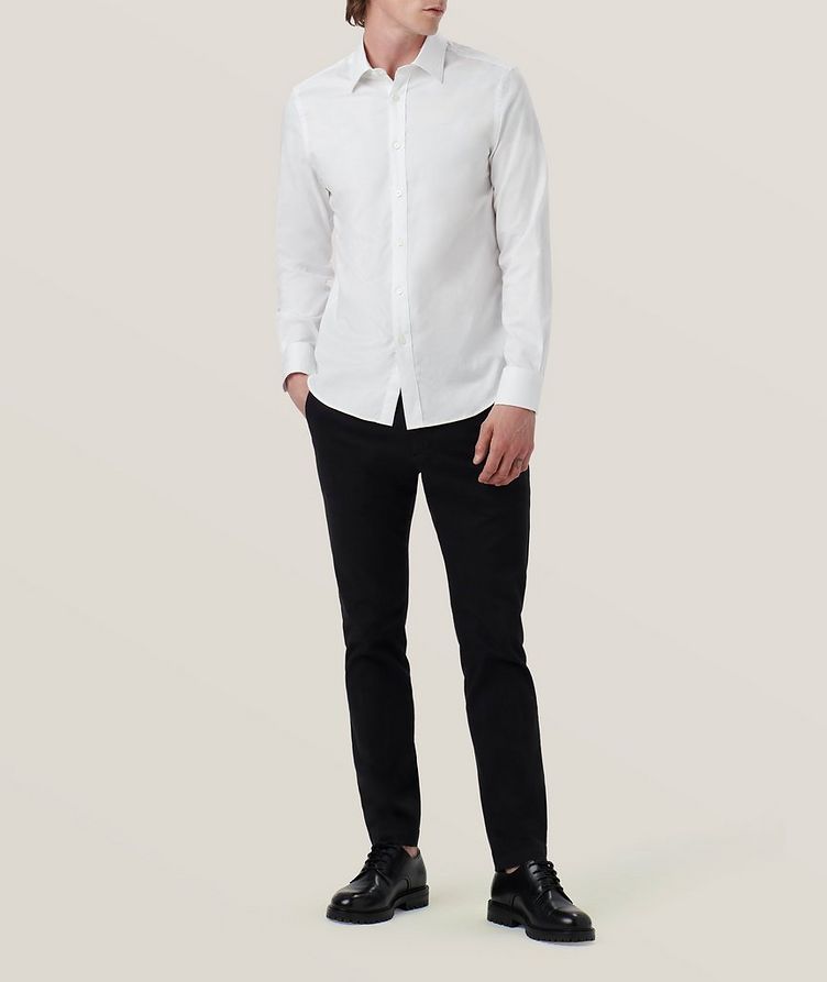 Julian Abstract Jacquard Cotton-Blend Sport Shirt image 5