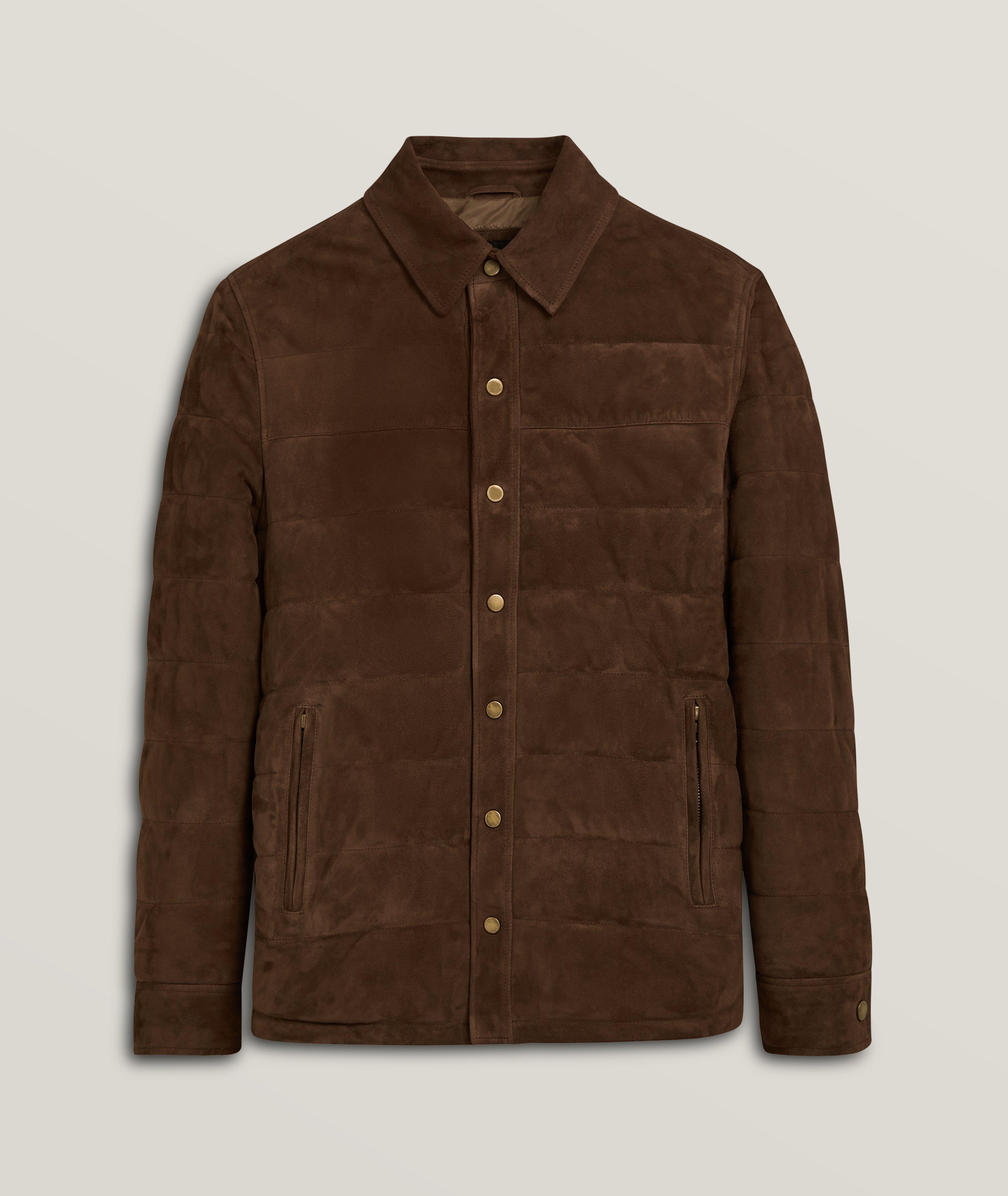 Quilted Suede Jacket image 0