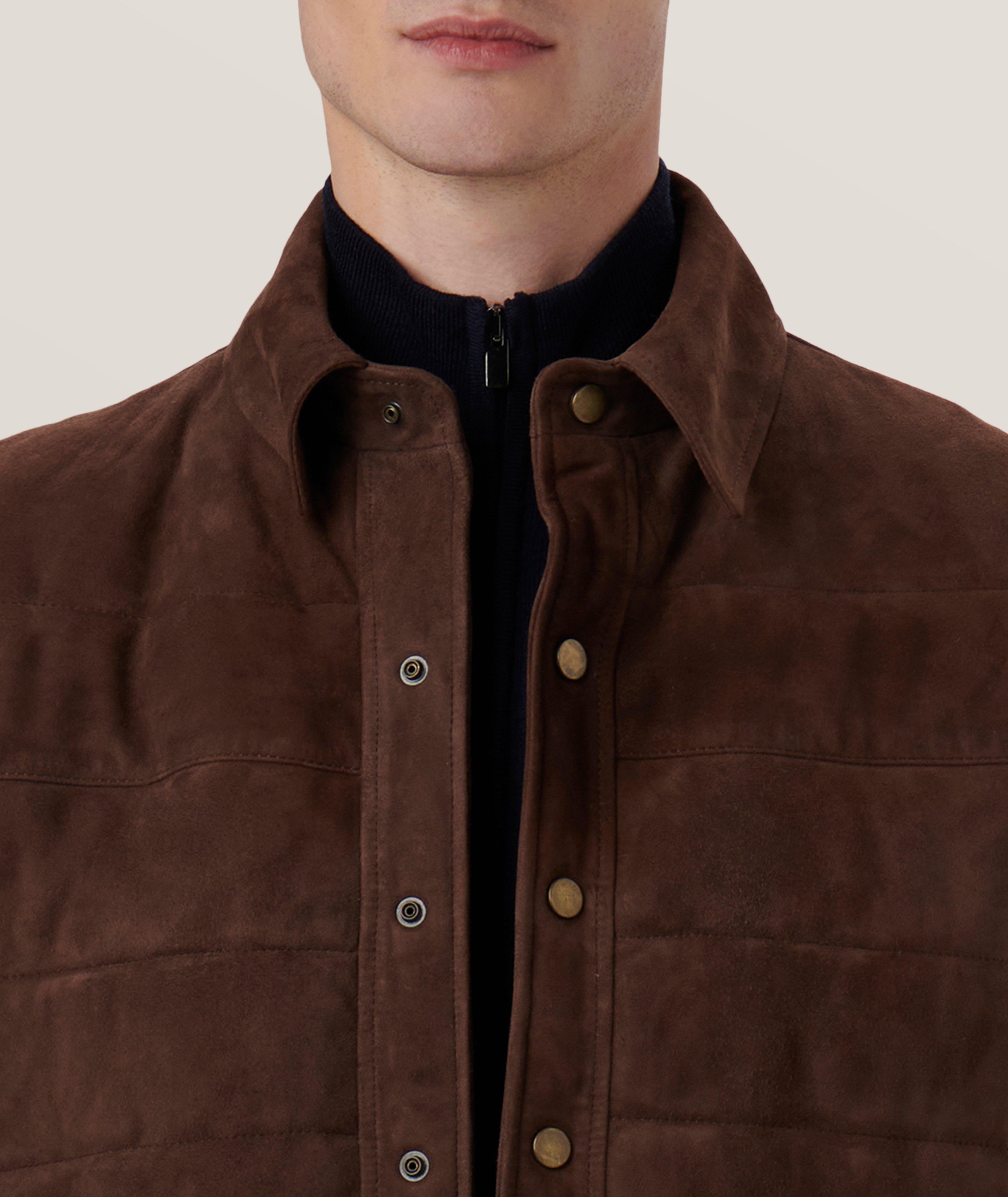 Quilted Suede Jacket image 1