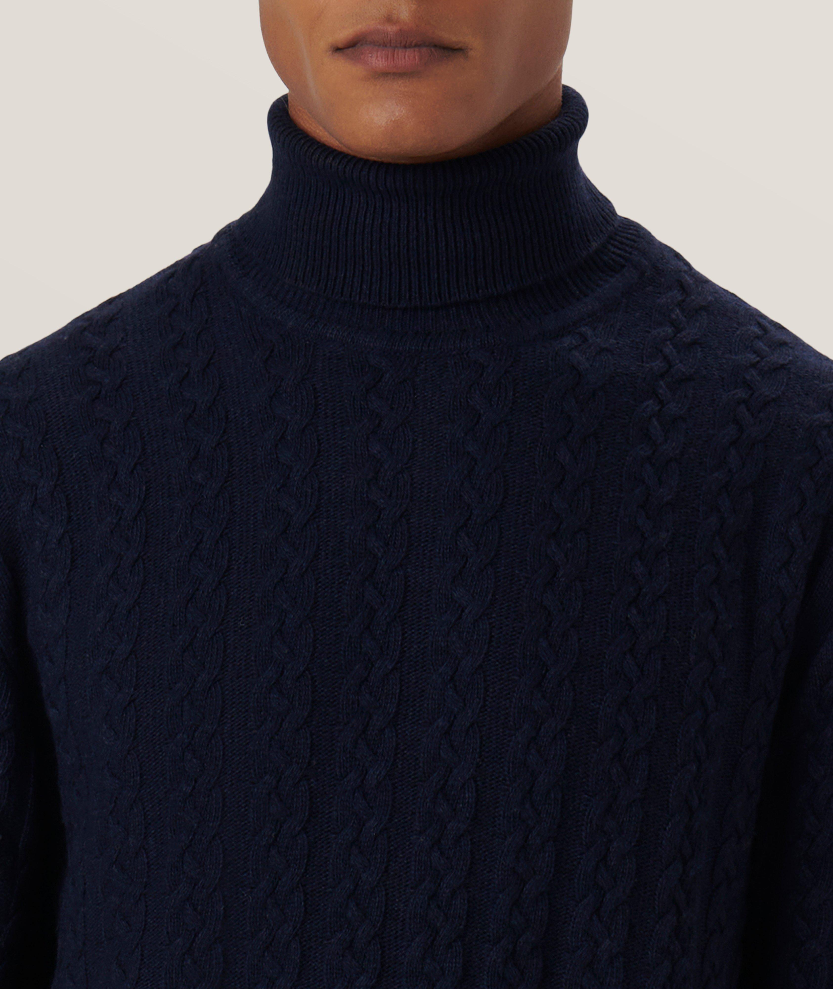 Pull en mélange de laine mérinos à col roulé image 1