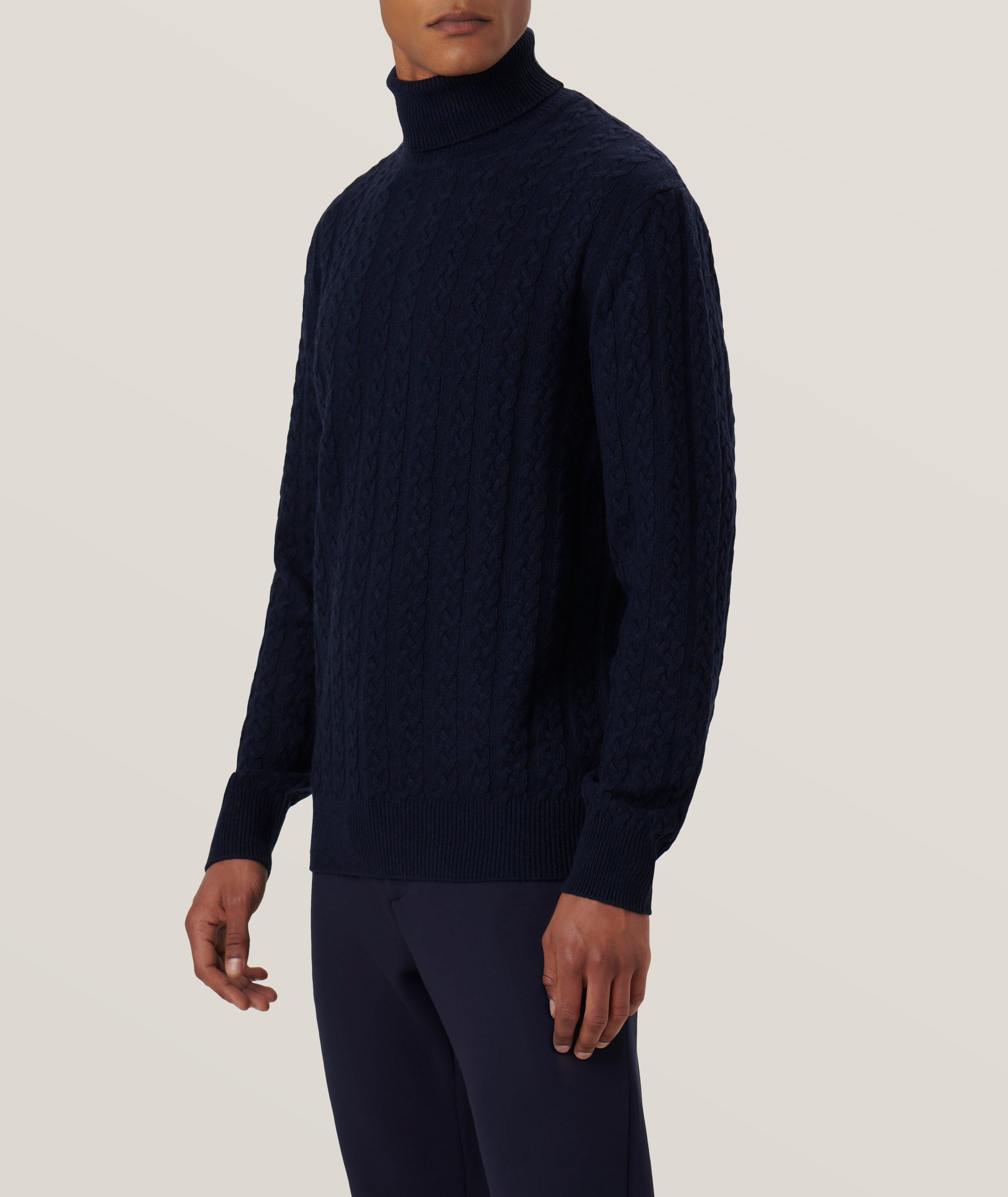 Pull en mélange de laine mérinos à col roulé image 3