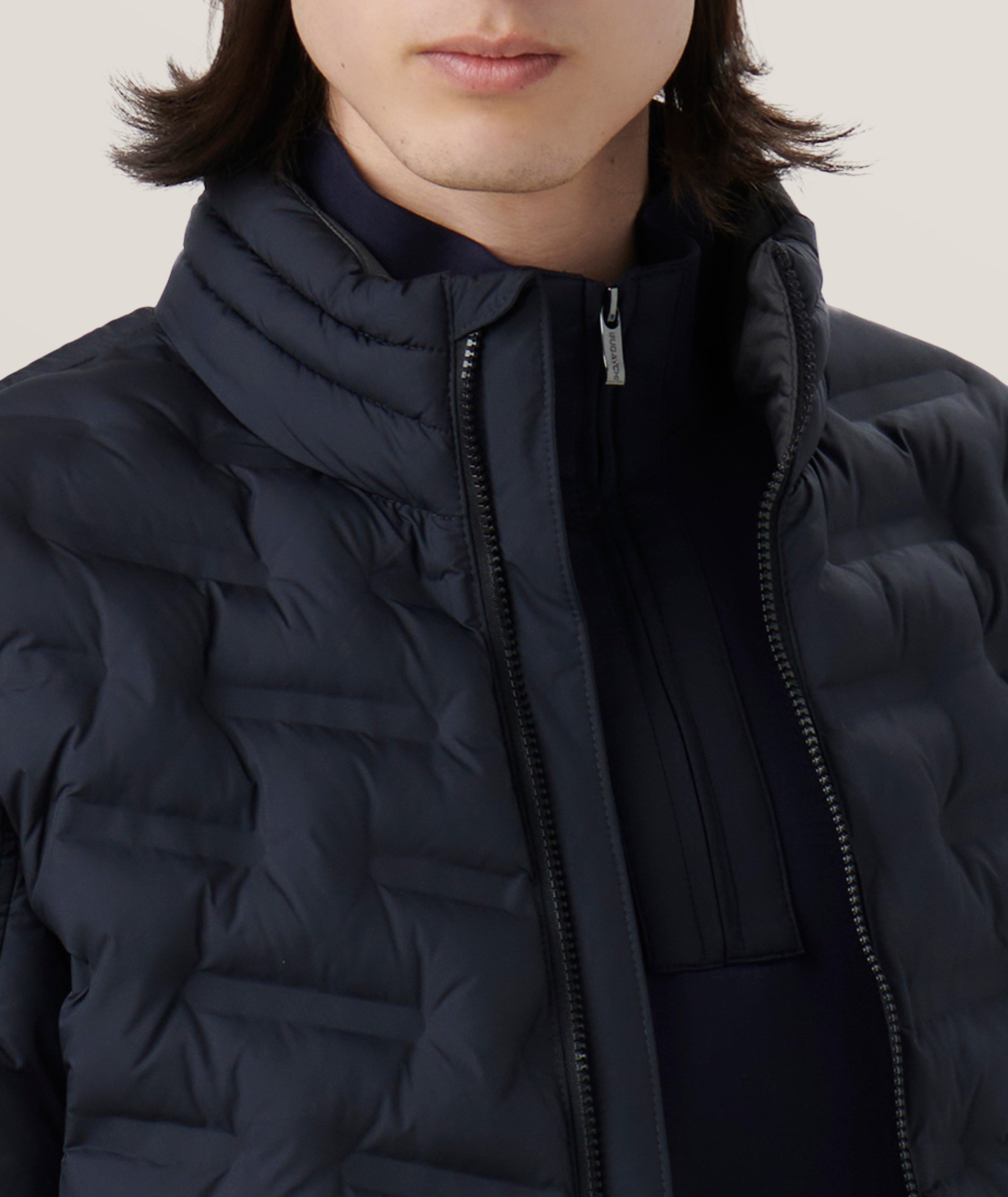 Water-Repellent Nylon Bomber Jacket image 1