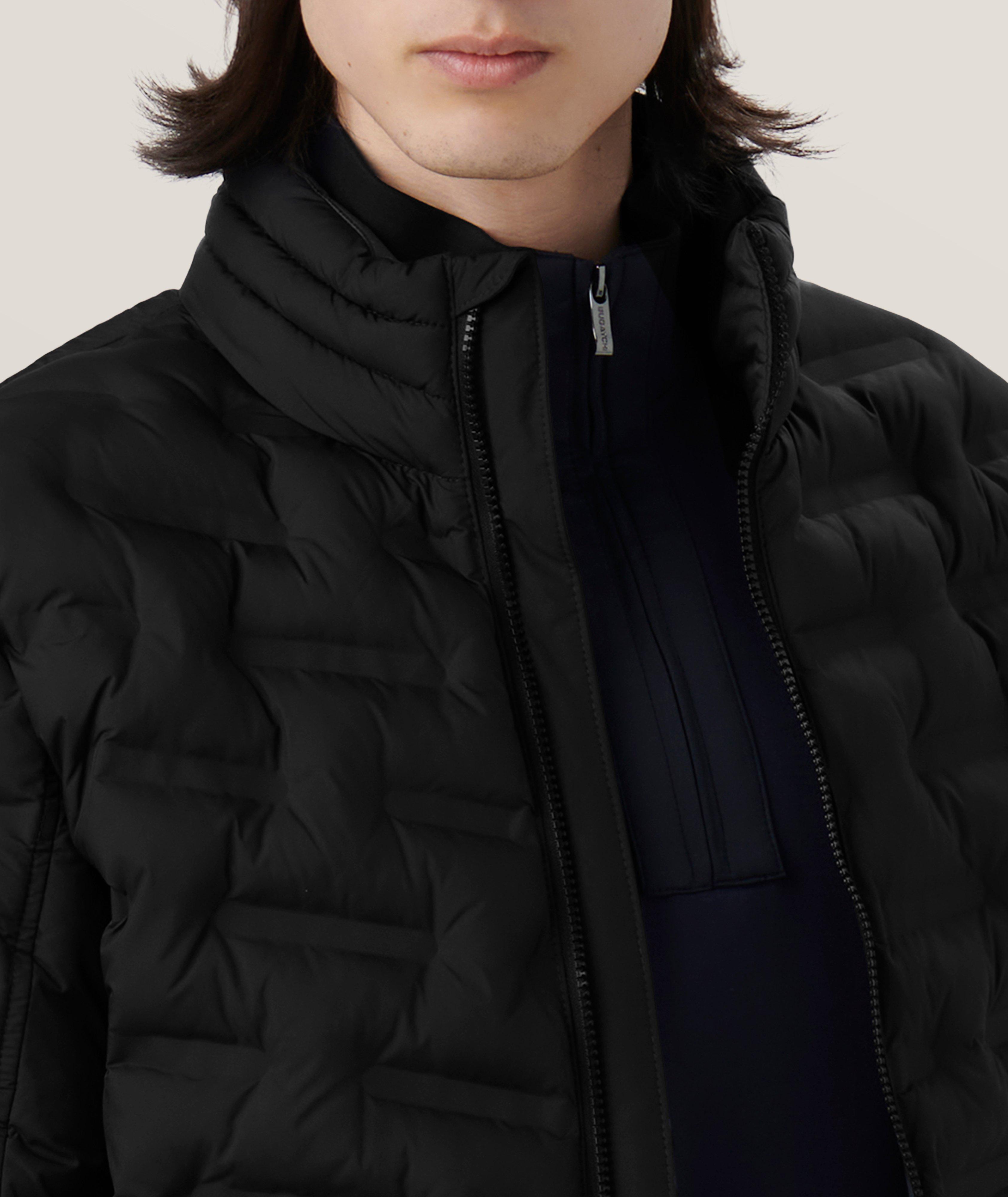 Water-Repellent Nylon Bomber Jacket image 1