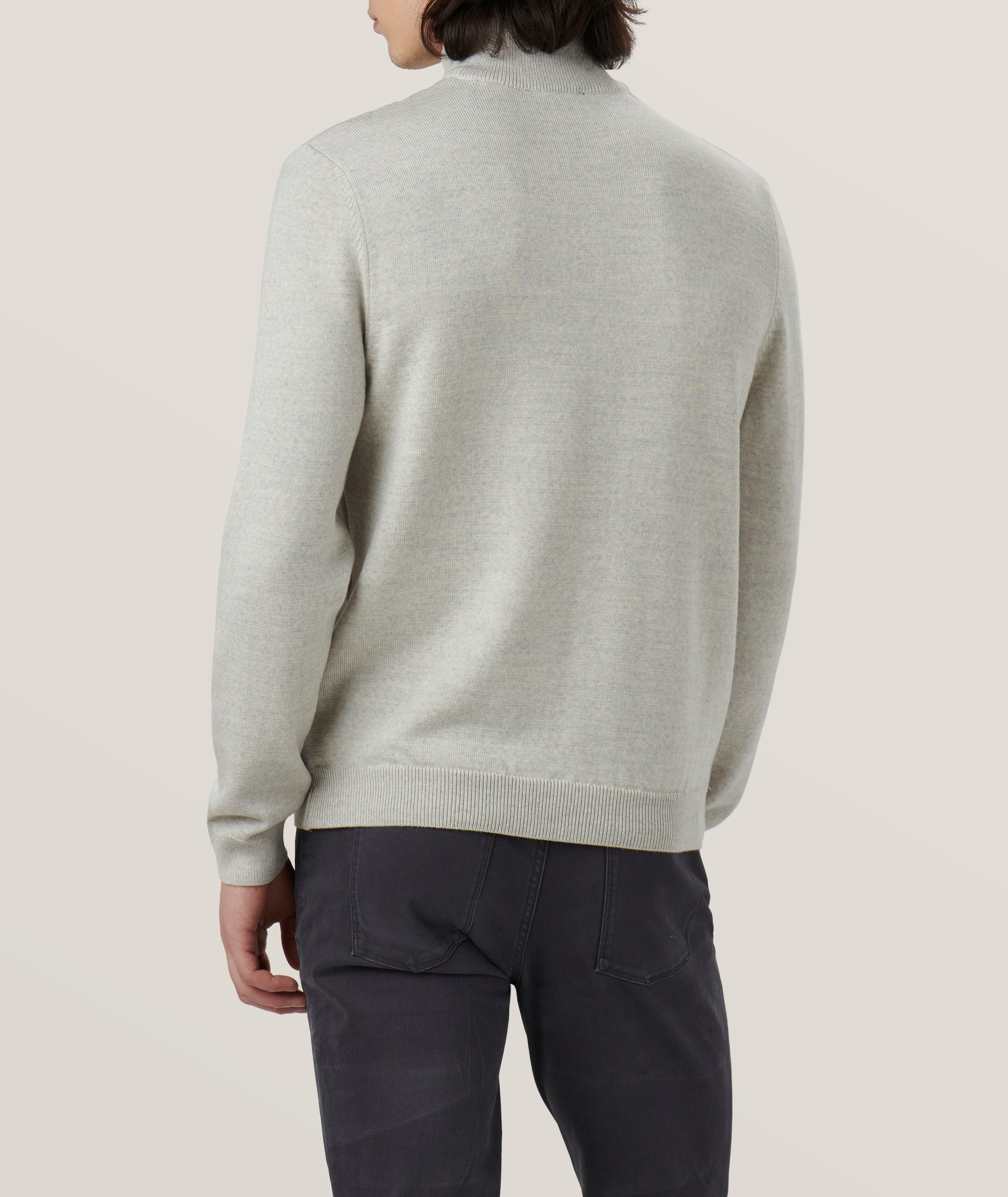Solid Cotton Sweater  image 4