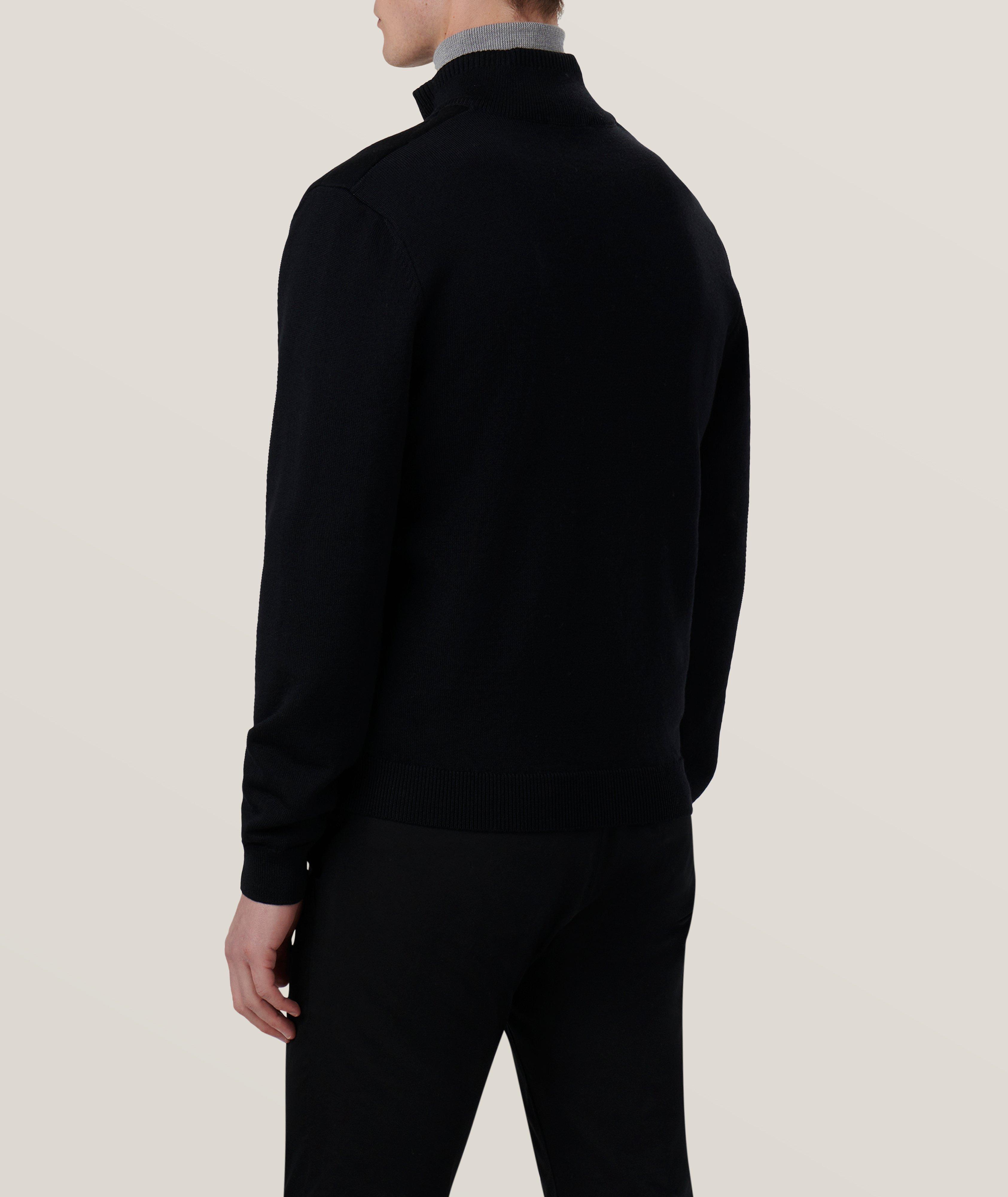 Solid Cotton Sweater  image 4