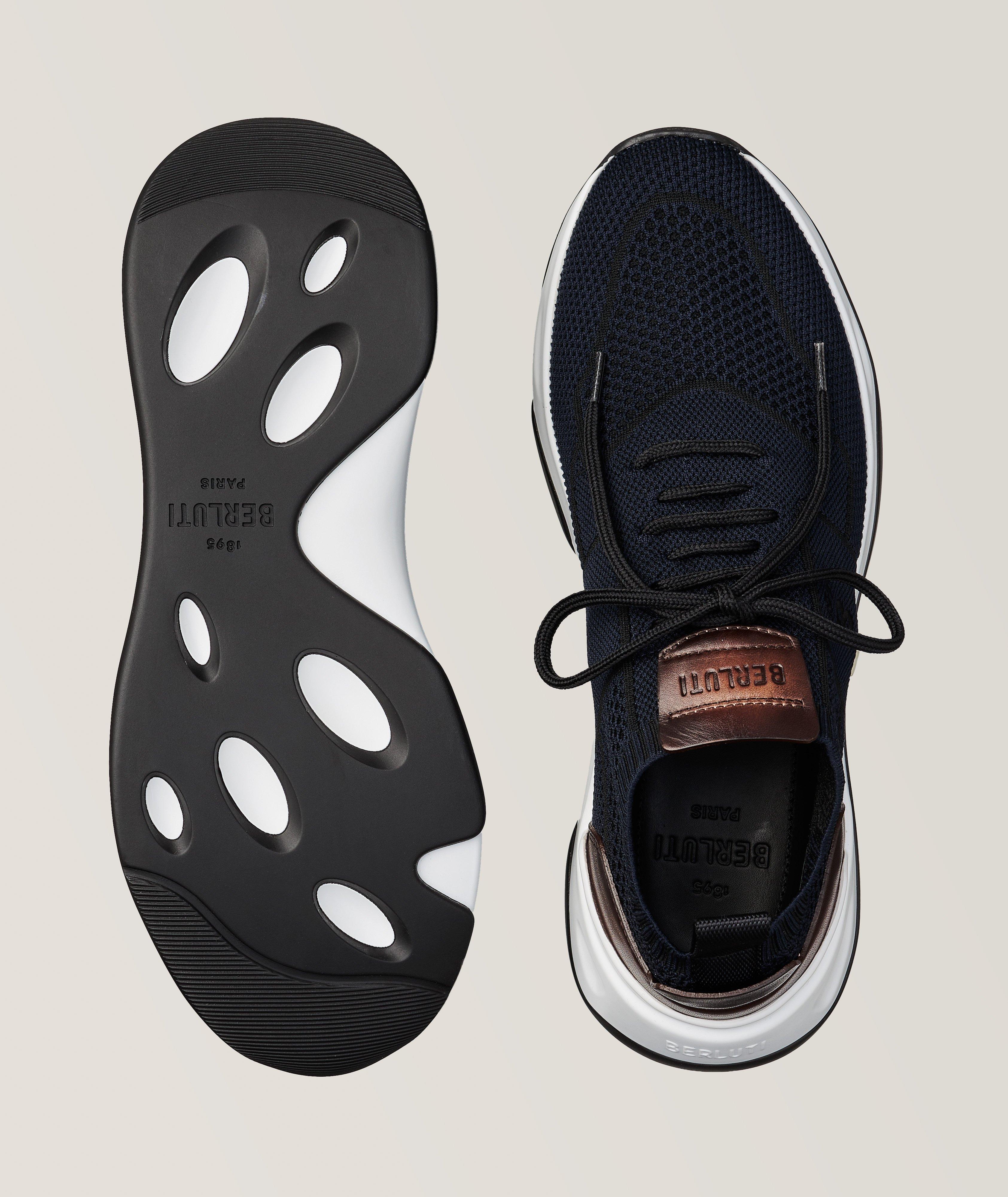 Shadow Knit & Leather Sneakers image 2